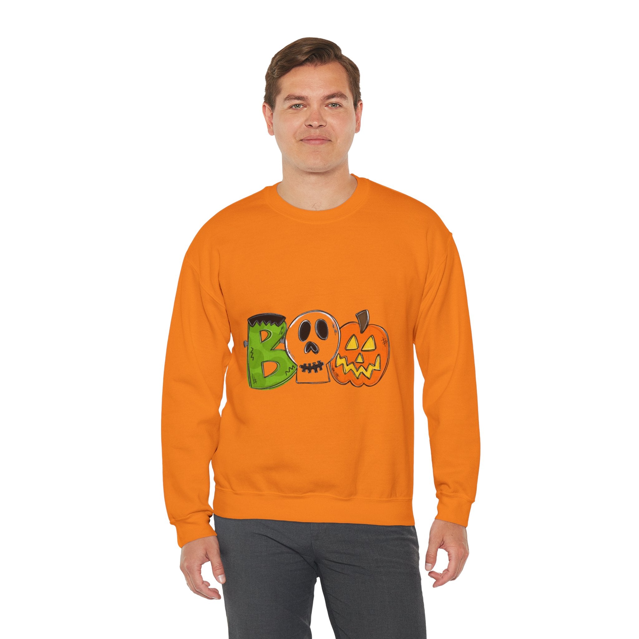 Halloween Boo Unisex Crewneck Sweatshirt