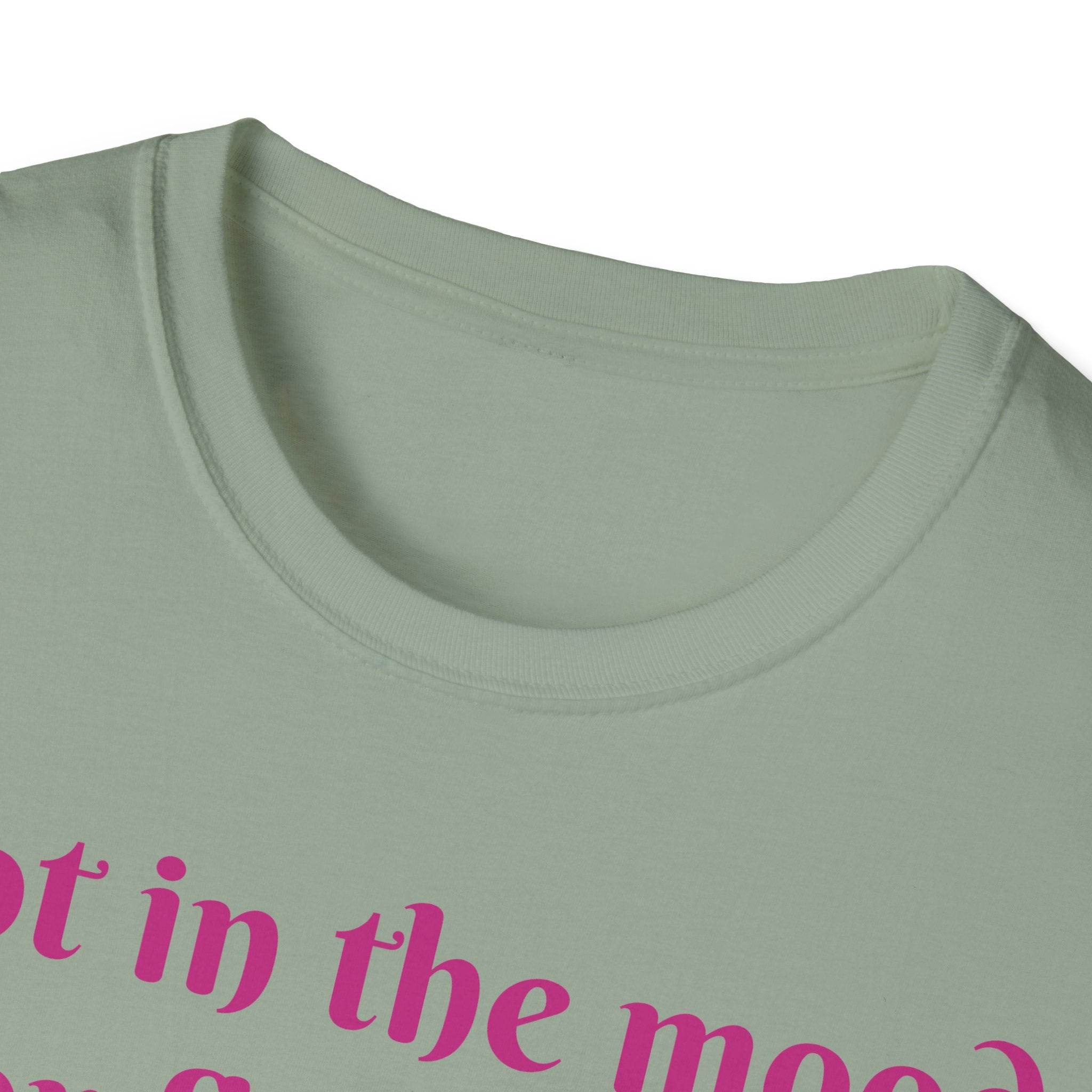 Not In The Mood For Fluffiness Let's Hop To It Bunny Unisex Softstyle T-Shirt