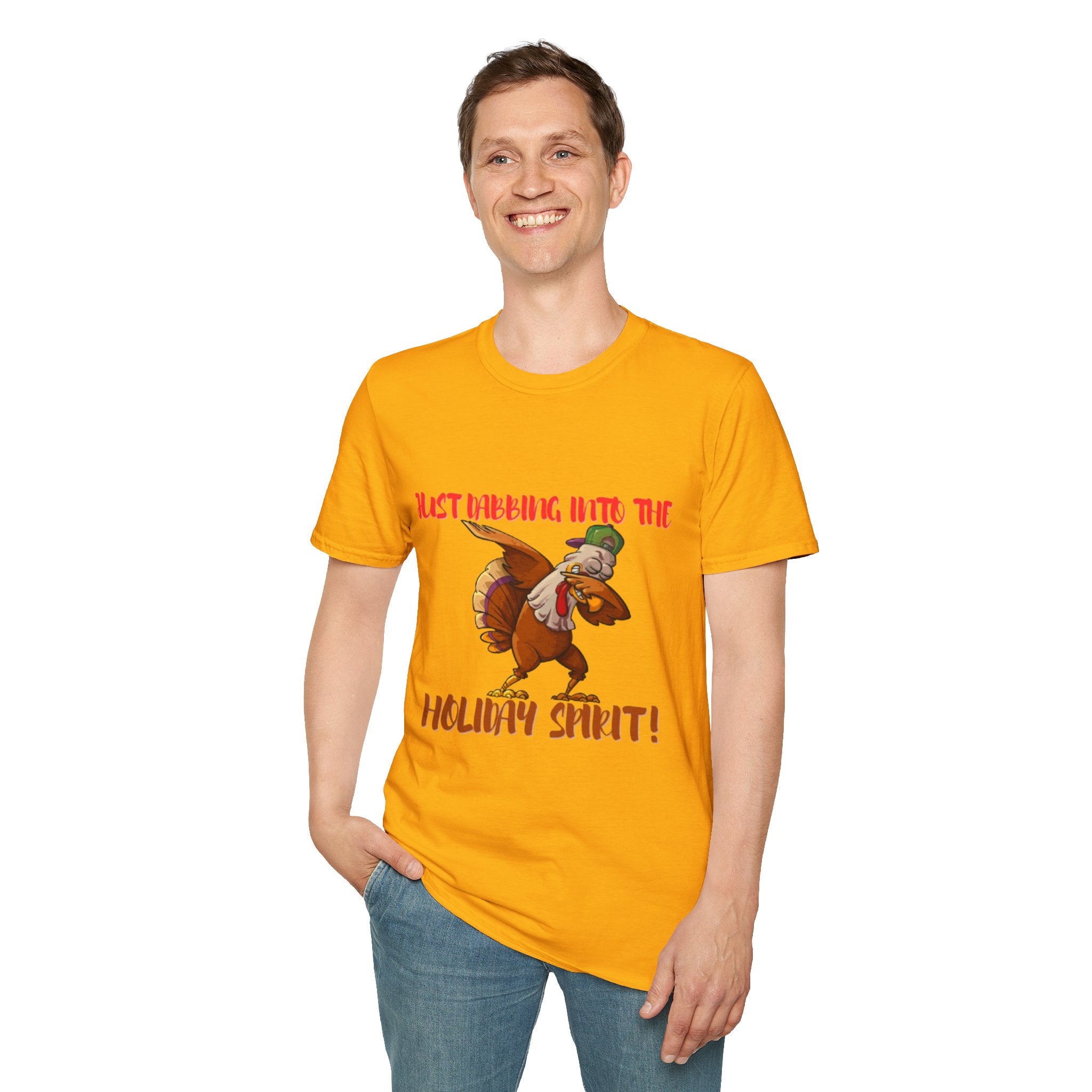 Just Dabbing Into The Holiday Spirit! Unisex Softstyle T-Shirt