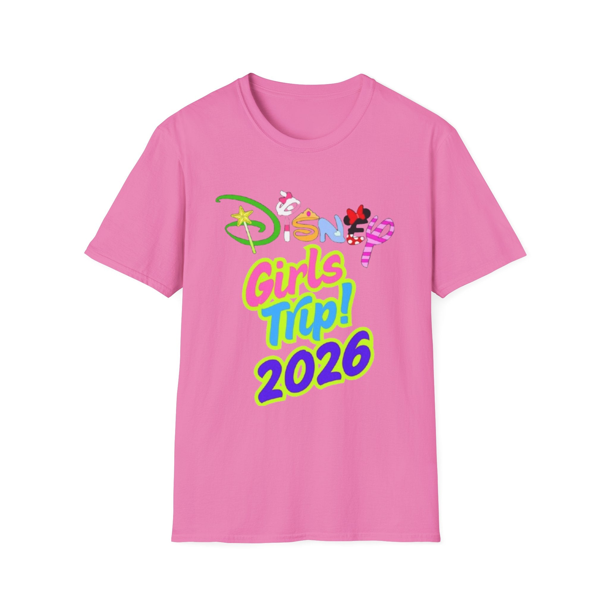 Disney Girls Trip 2026 Unisex Softstyle T-Shirt