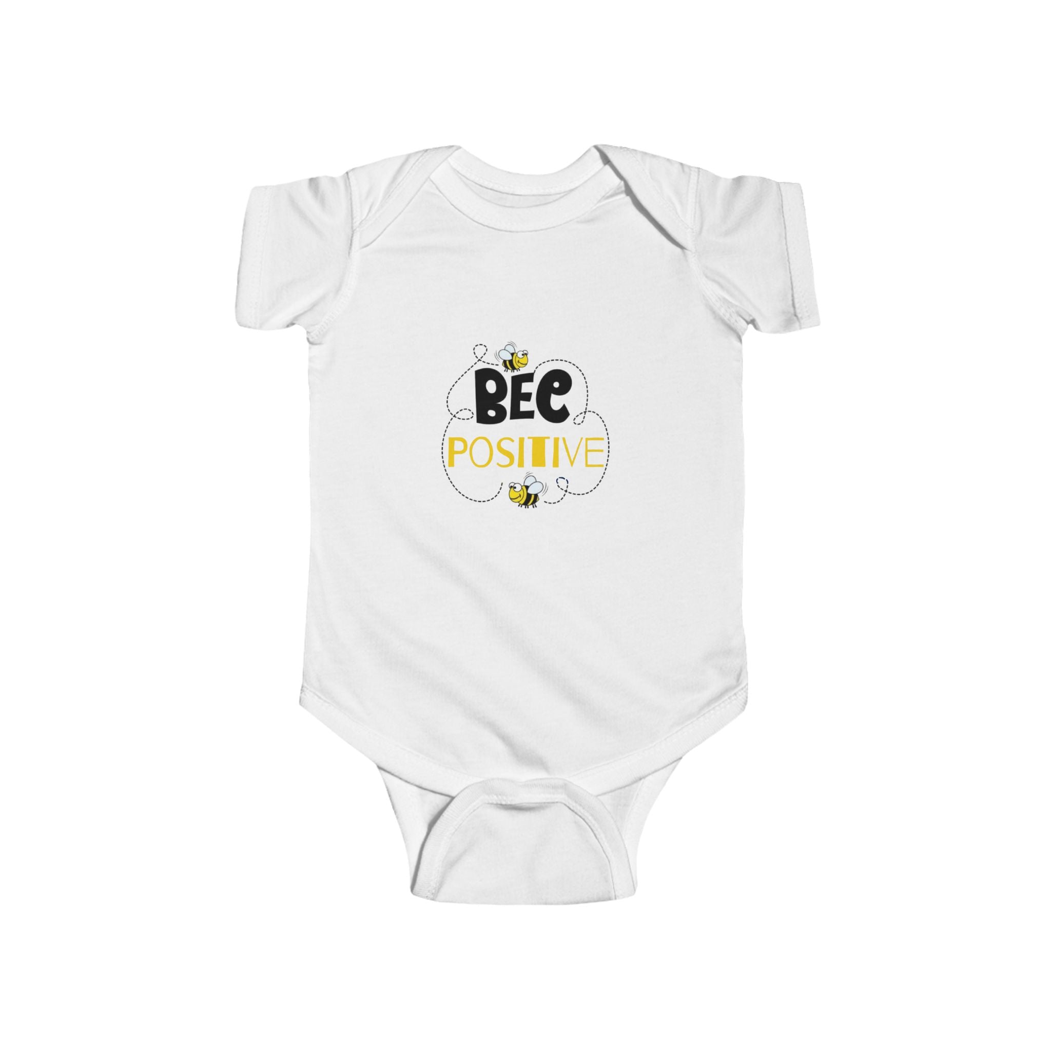 Bee Positive Fine Jersey Infant Bodysuit