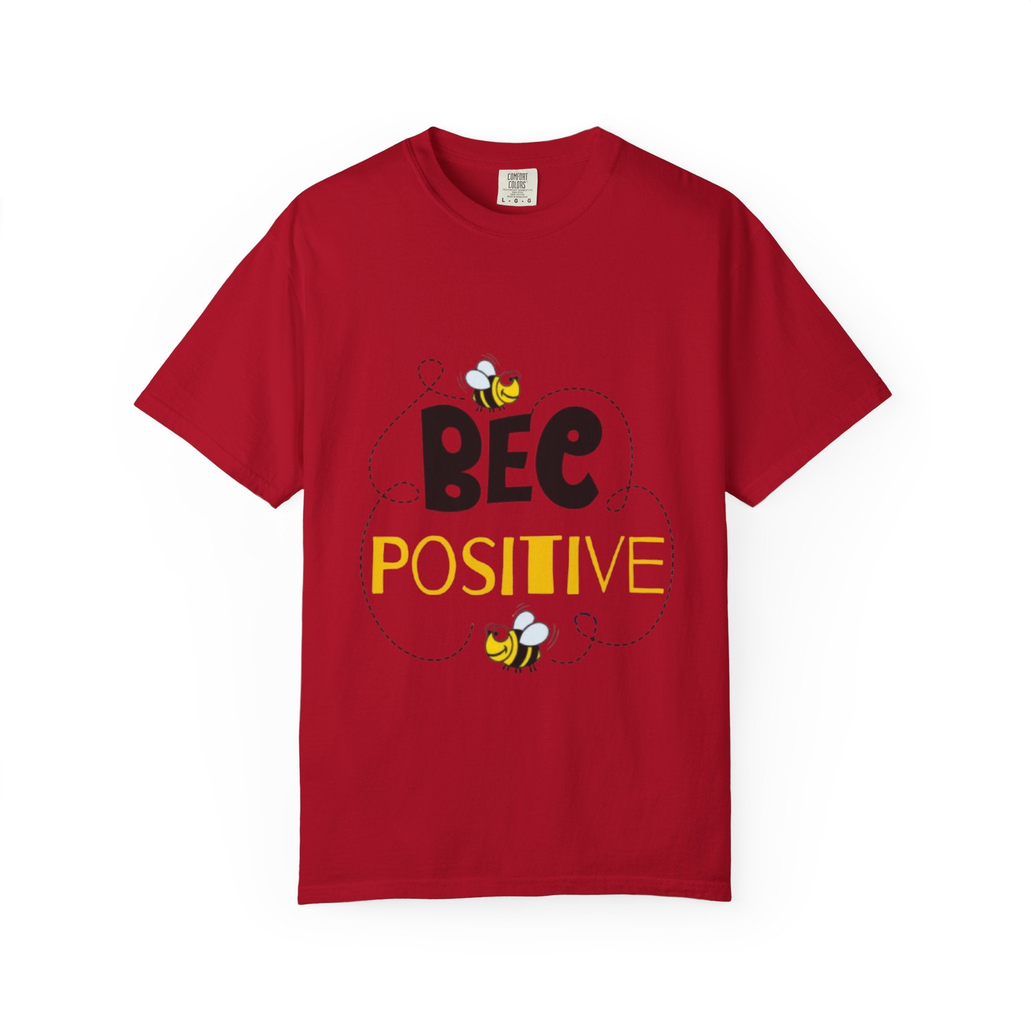 Bee Positive Unisex Garment-Dyed T-Shirt
