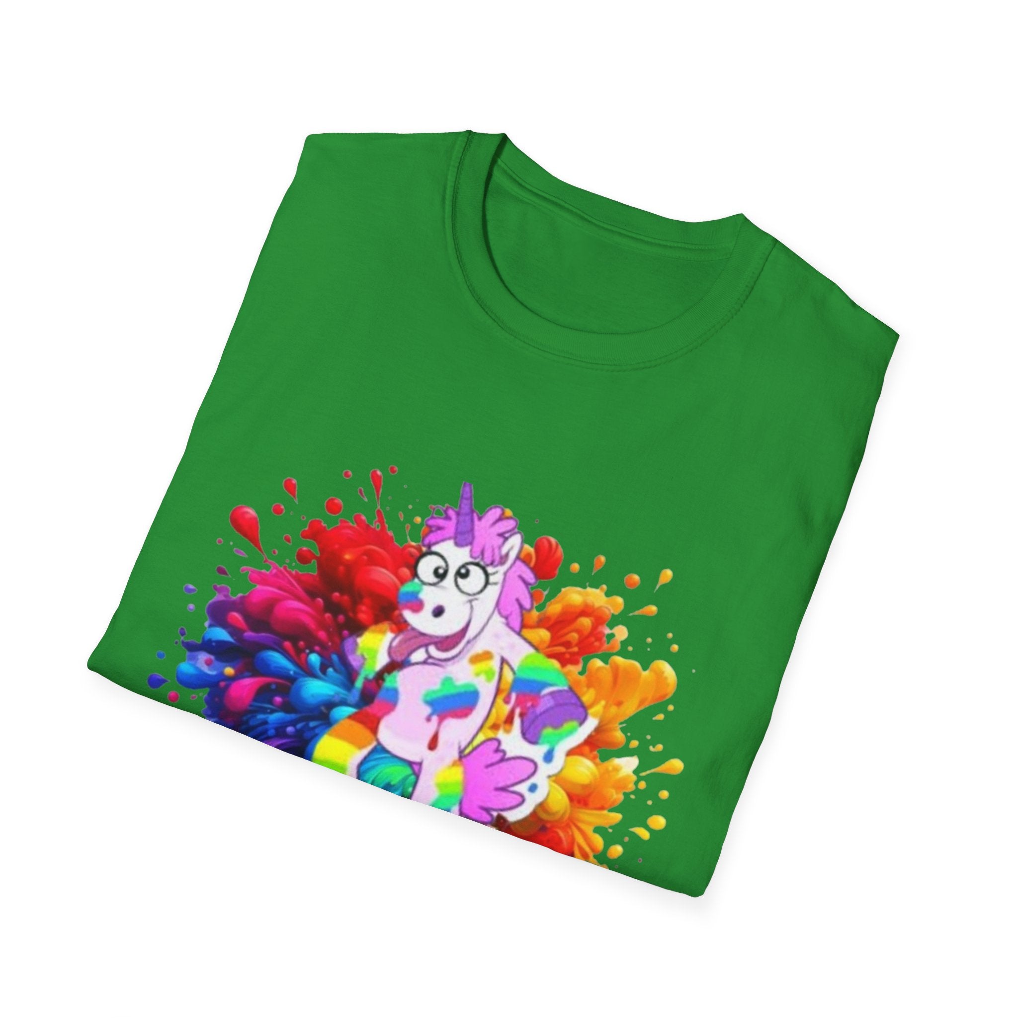 Drunk With Color Unicorn Unisex Softstyle T-Shirt
