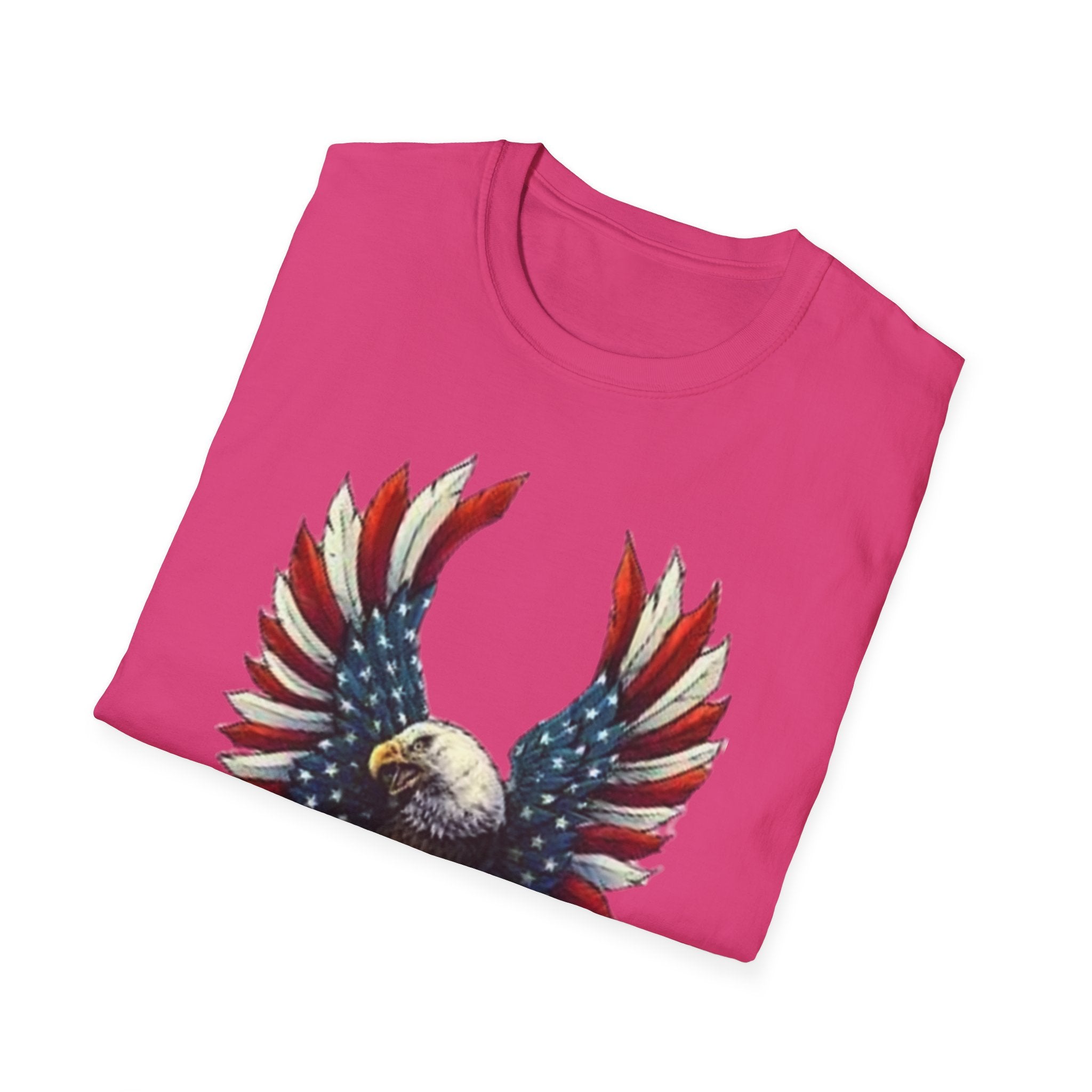 Patriotic Eagle Unisex Softstyle T-Shirt