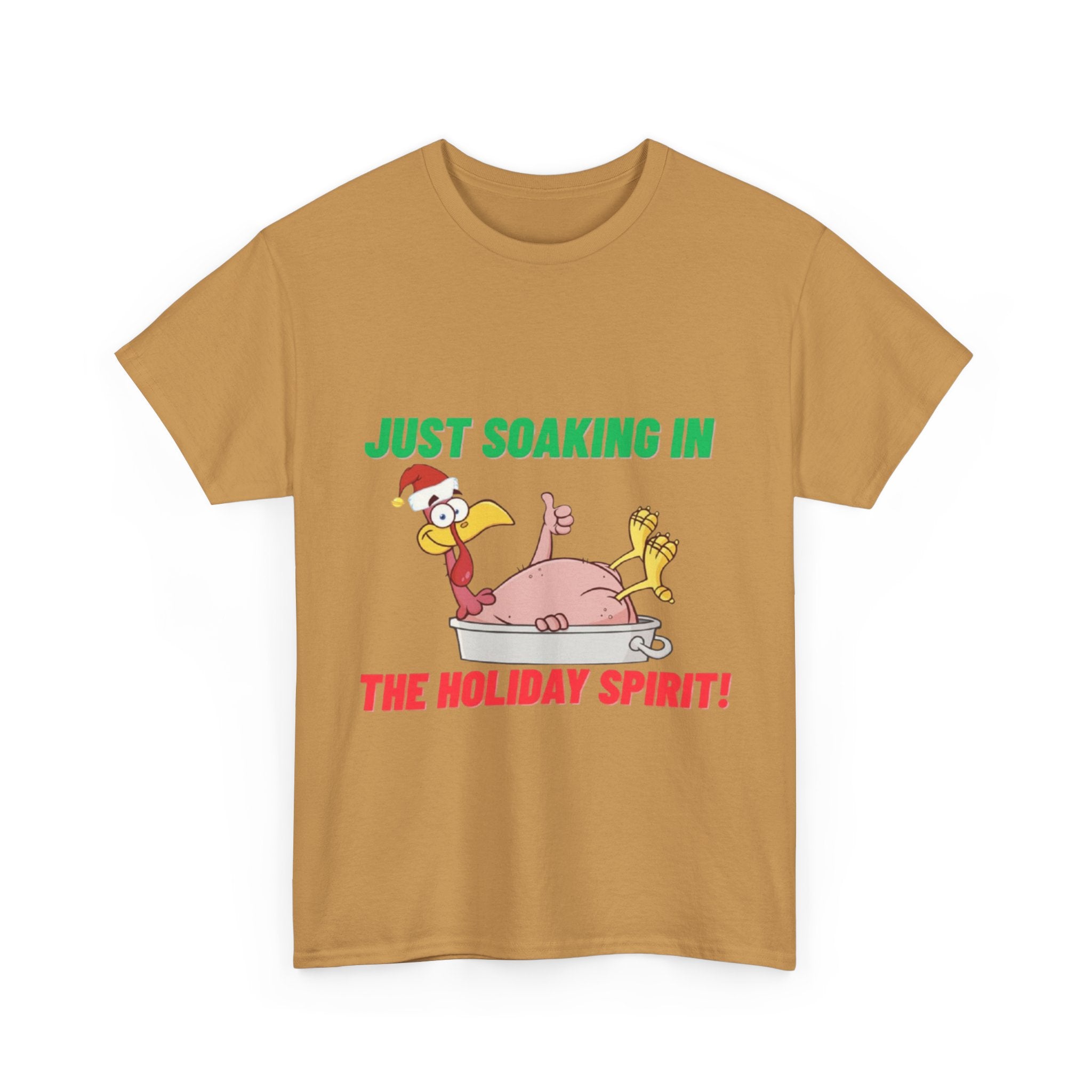 Just Soaking in the Holiday Spirit Unisex Heavy Cotton Tee