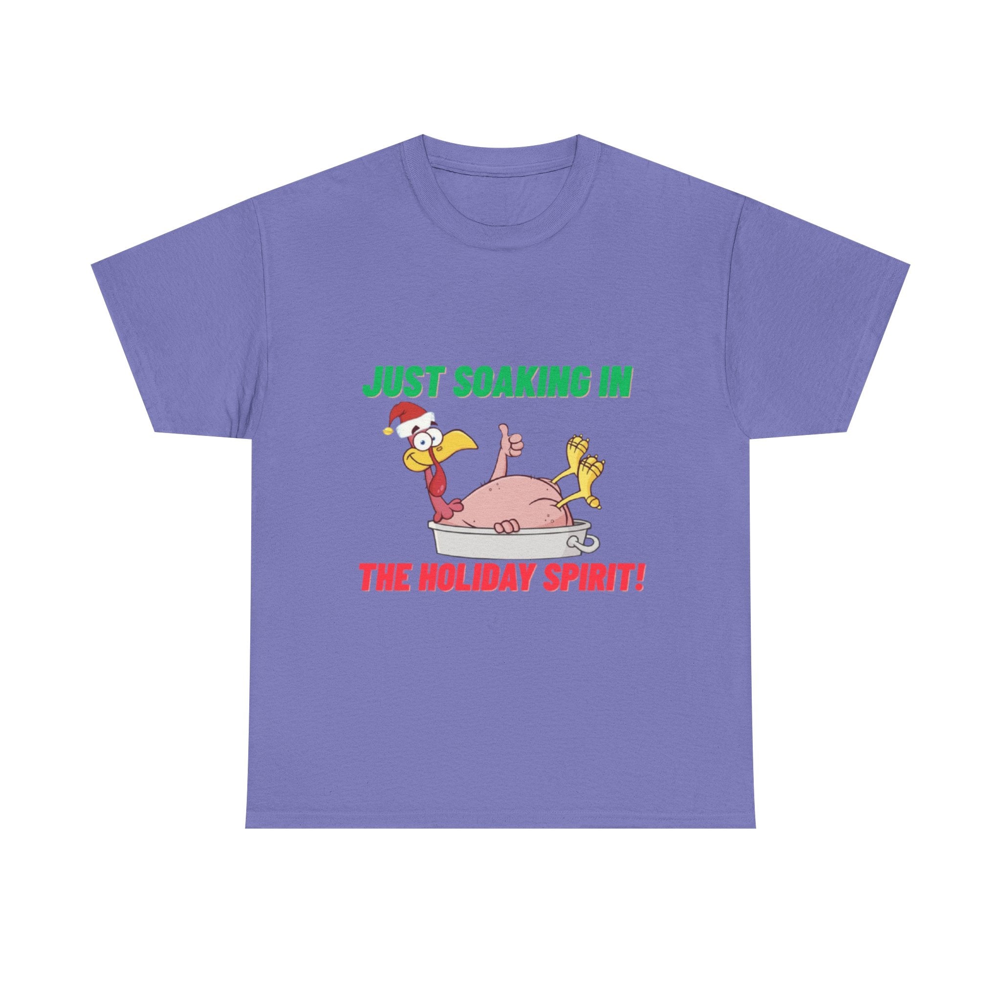 Just Soaking in the Holiday Spirit Unisex Heavy Cotton Tee
