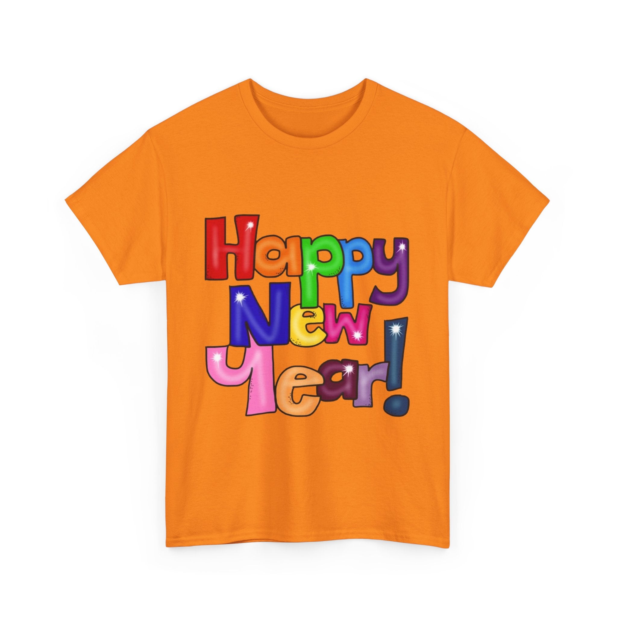 2026 Happy New Year 2026 DOUBLE SIDED Unisex Heavy Cotton T-Shirt