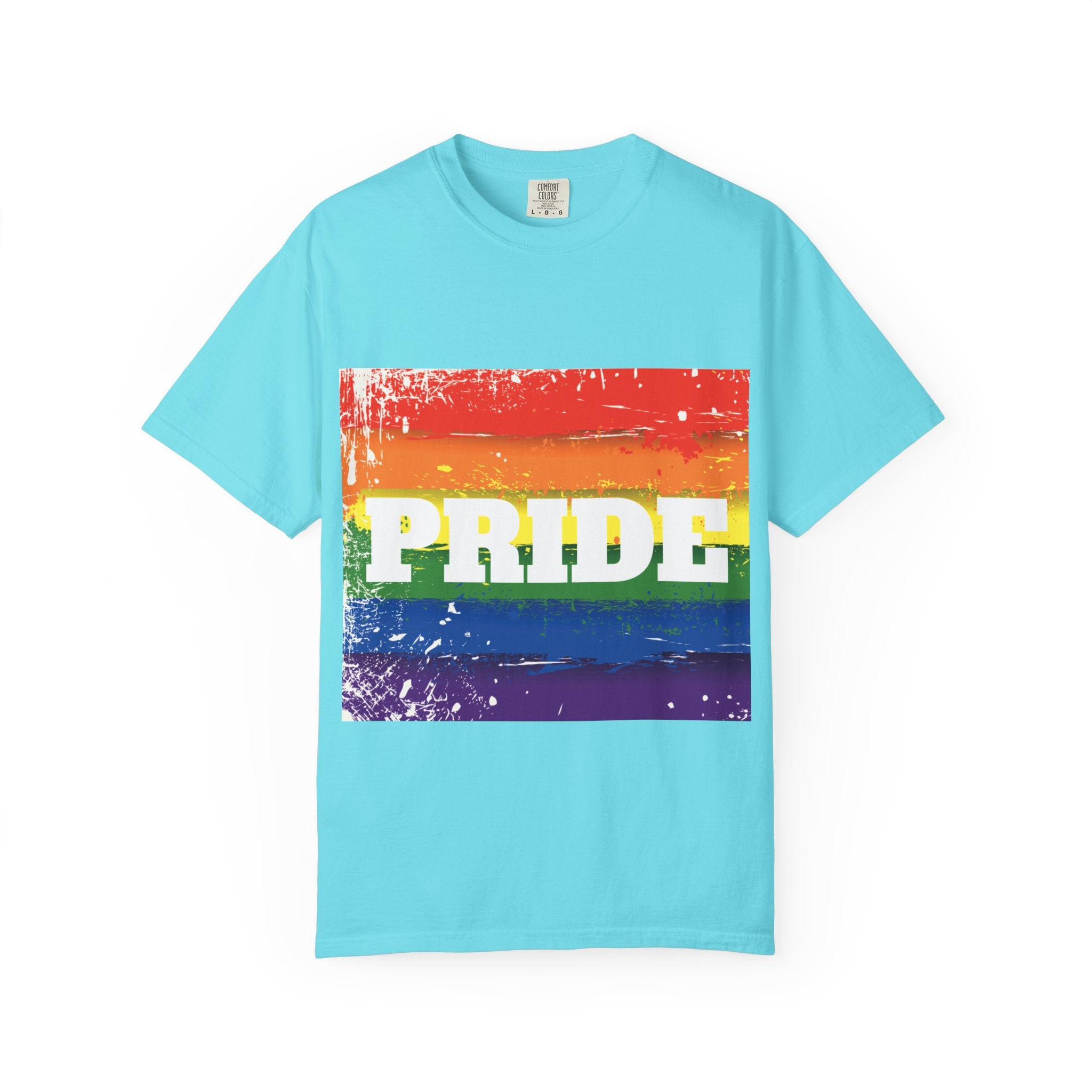 Pride Rainbow Unisex Garment-Dyed T-Shirt