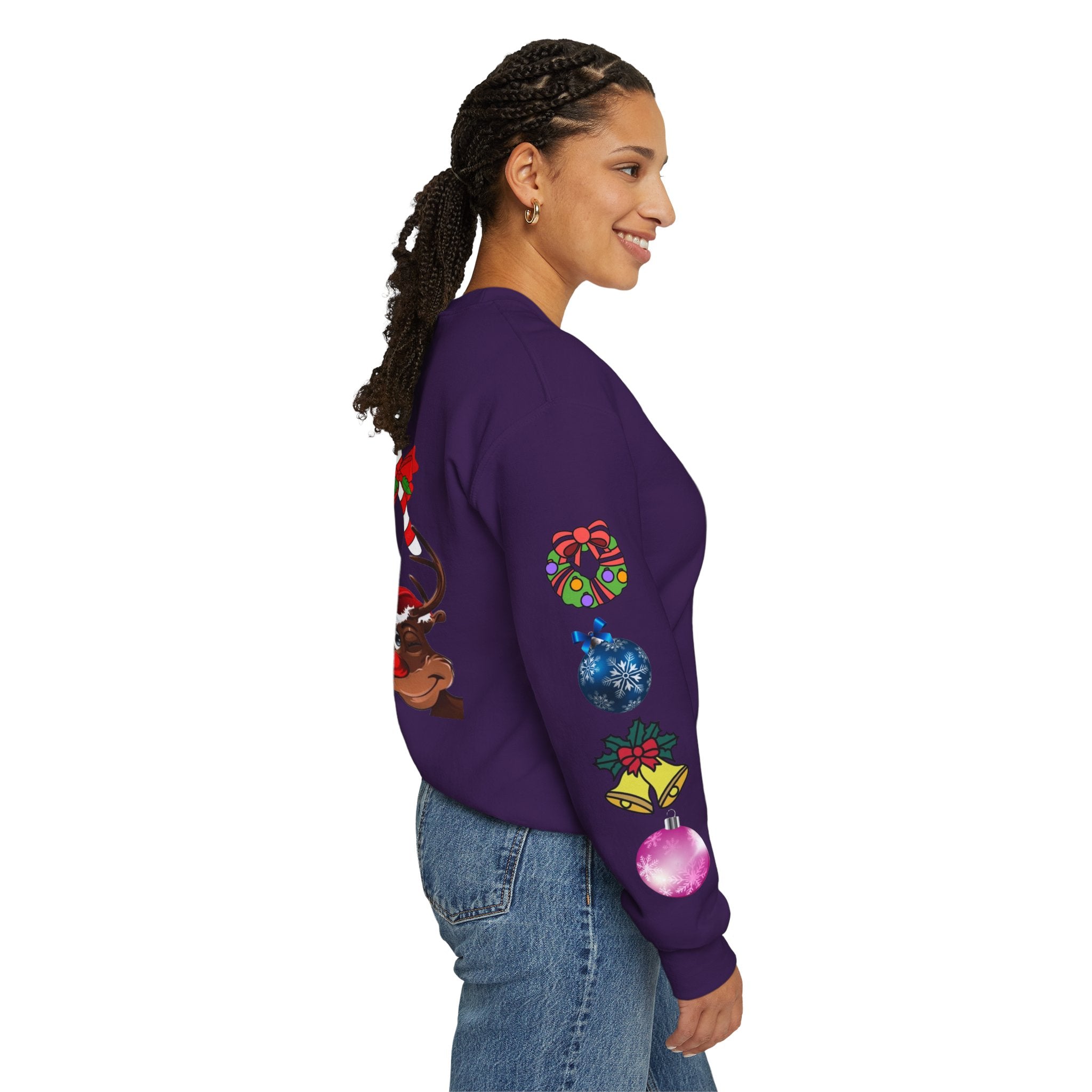 Festive Not-So-Ugly Christmas Unisex Heavy Blend™ Crewneck Sweatshirt