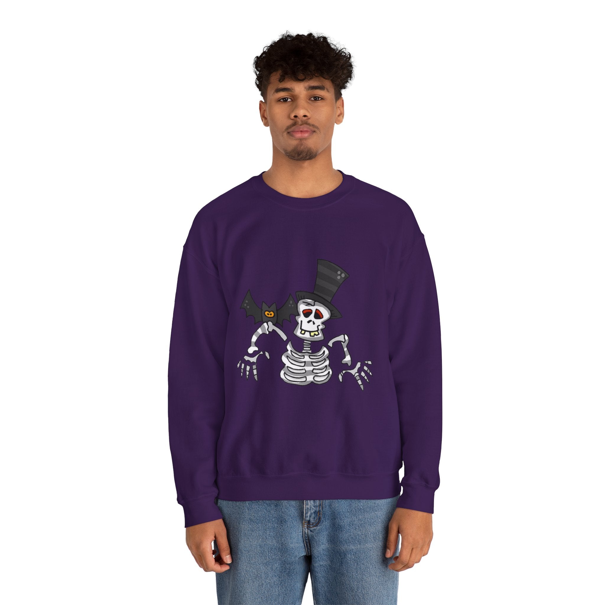 Halloween Skeleton Unisex Crewneck Sweatshirt