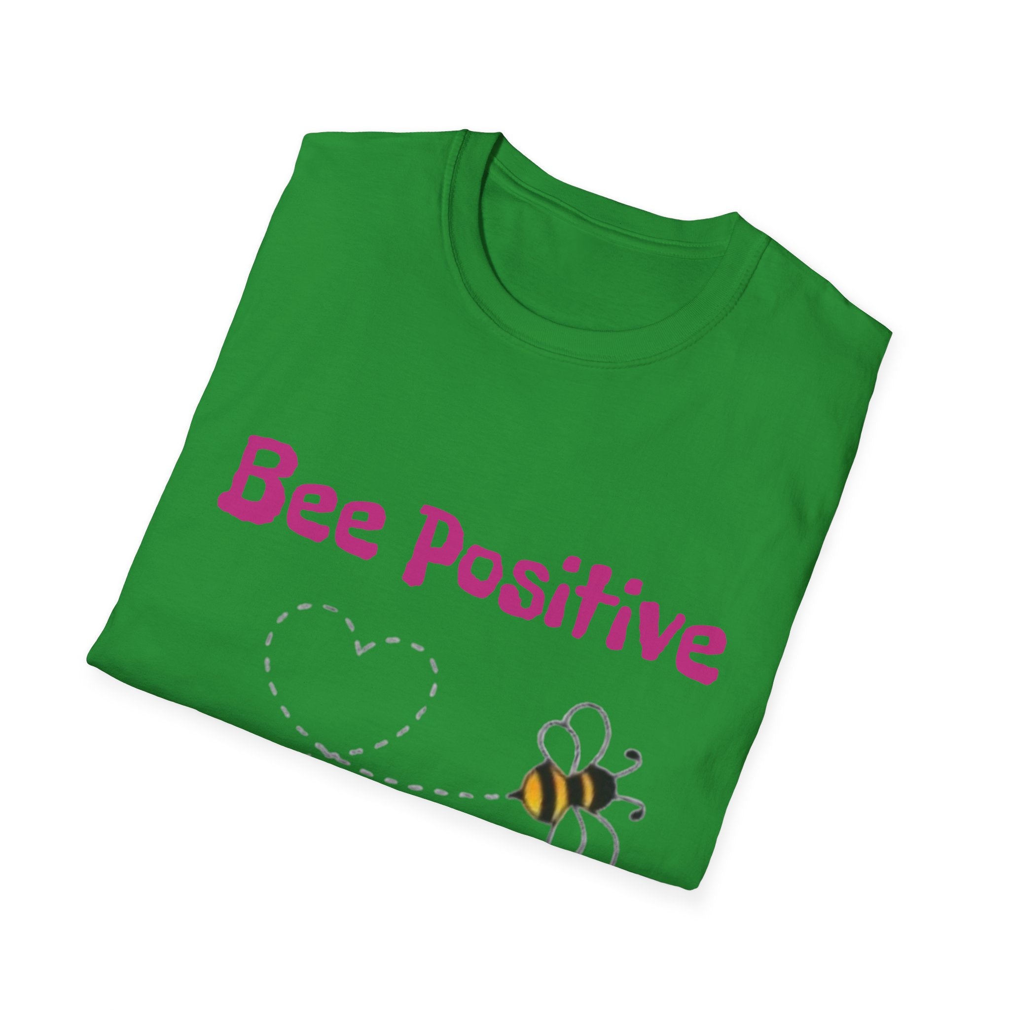 Bee Positive Bee Kind Unisex Softstyle T-Shirt