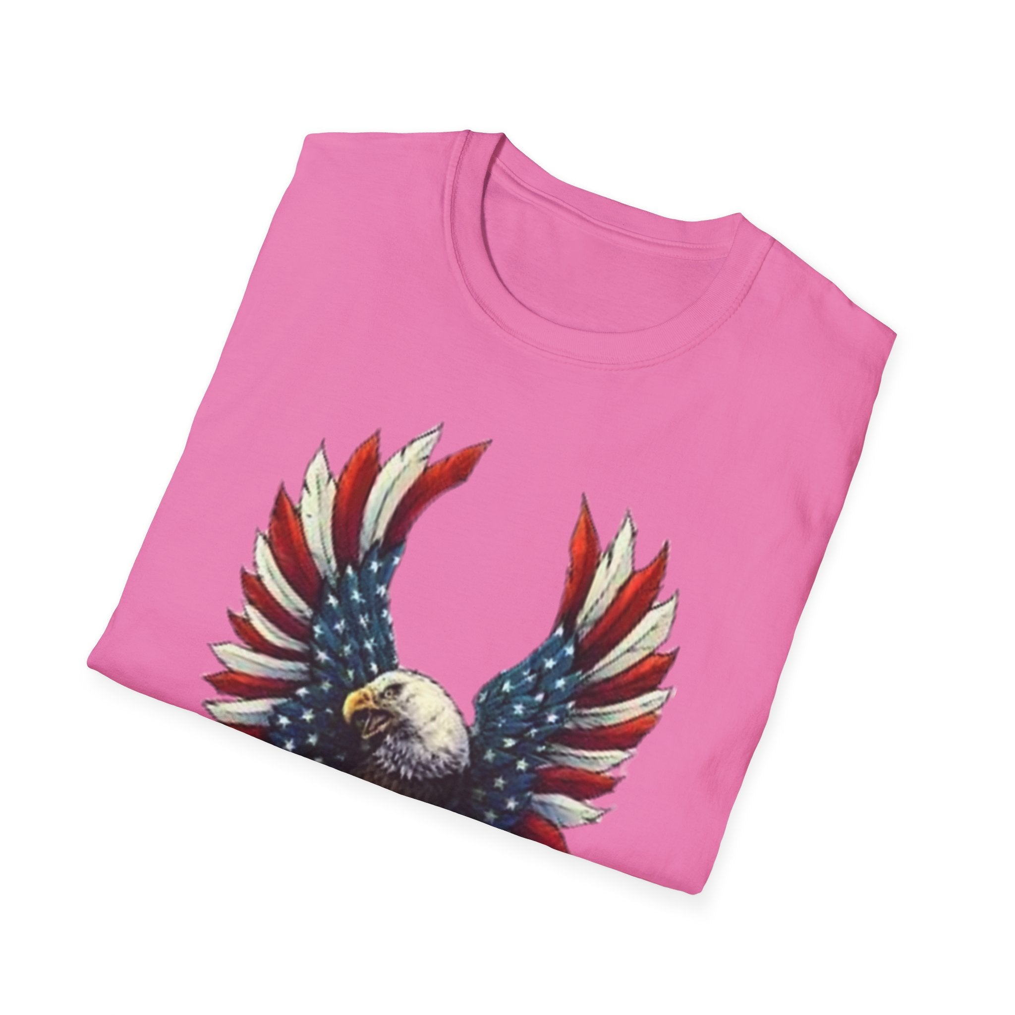 Patriotic Eagle Unisex Softstyle T-Shirt