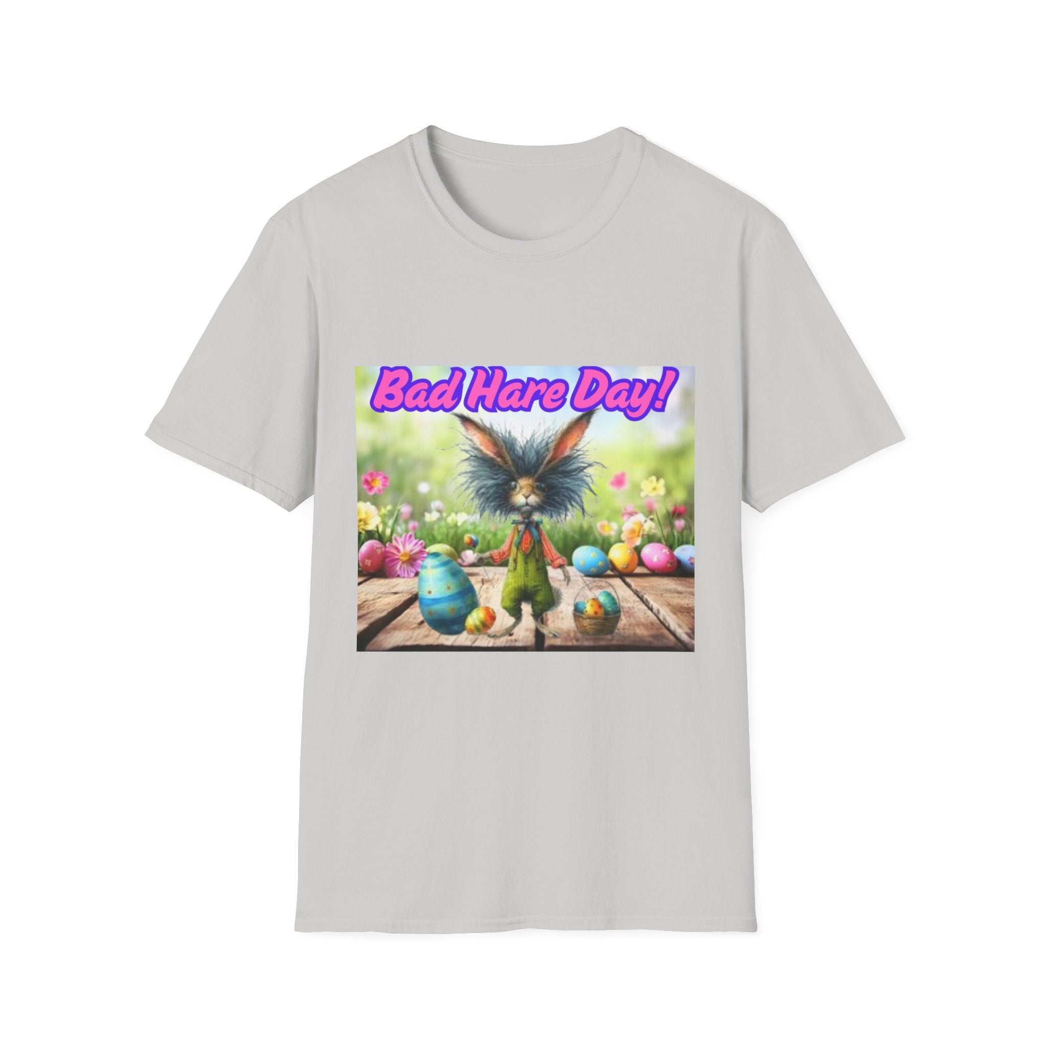 Bad Hare Day! Unisex Softstyle T-Shirt