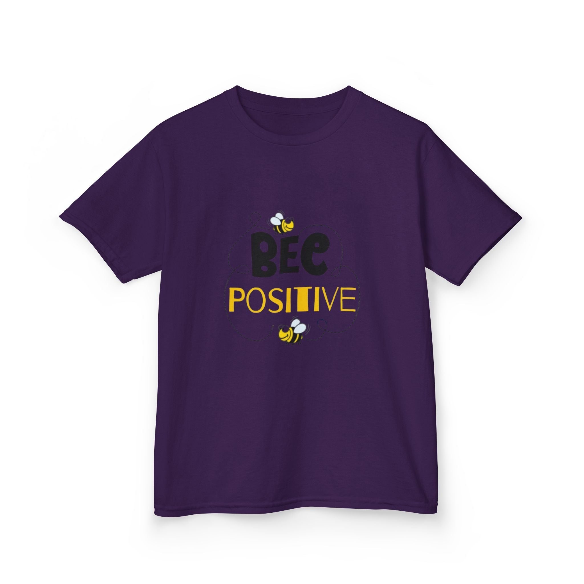Bee Positive Kids Heavy Cotton T-Shirt