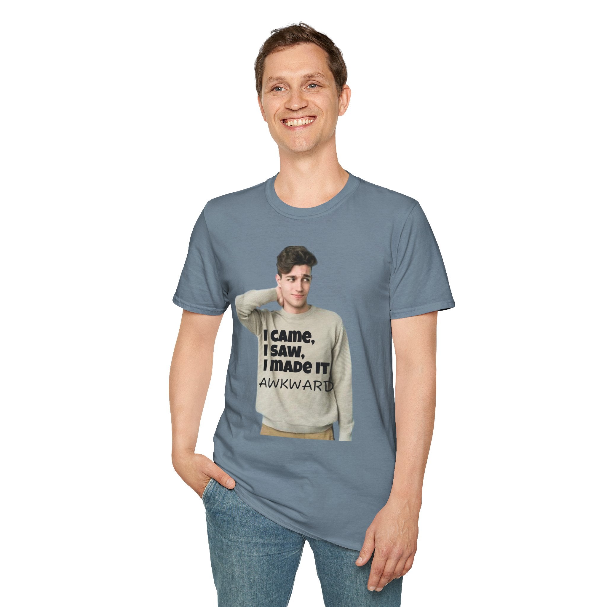 I Came I Saw I Made It Awkward Unisex Softstyle T-Shirt