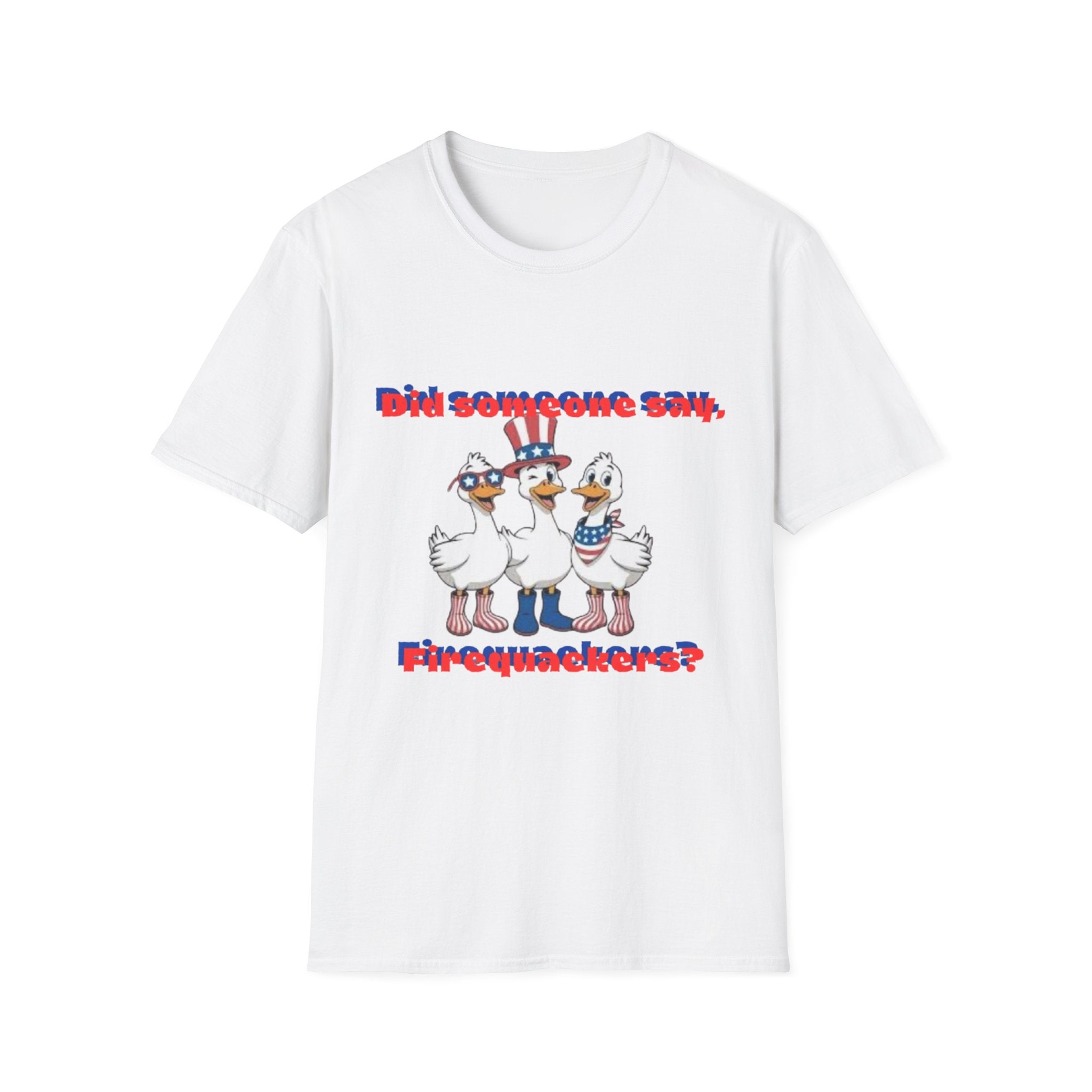 Firequackers Unisex Softstyle T-Shirt