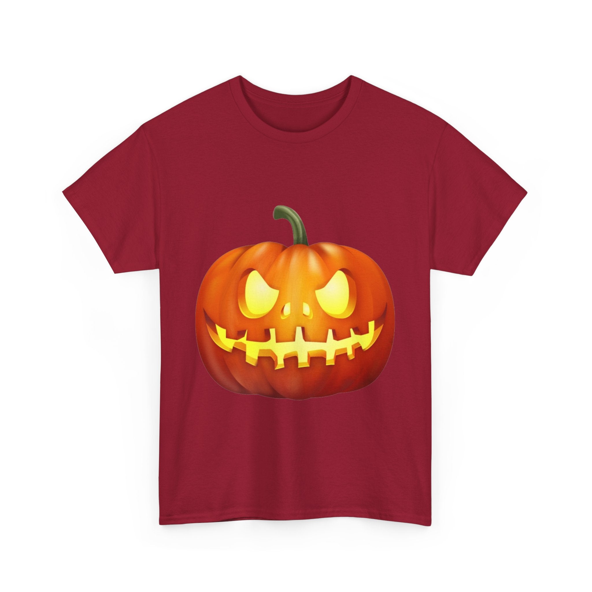 Halloween Pumpkin Unisex Heavy Cotton T-Shirt
