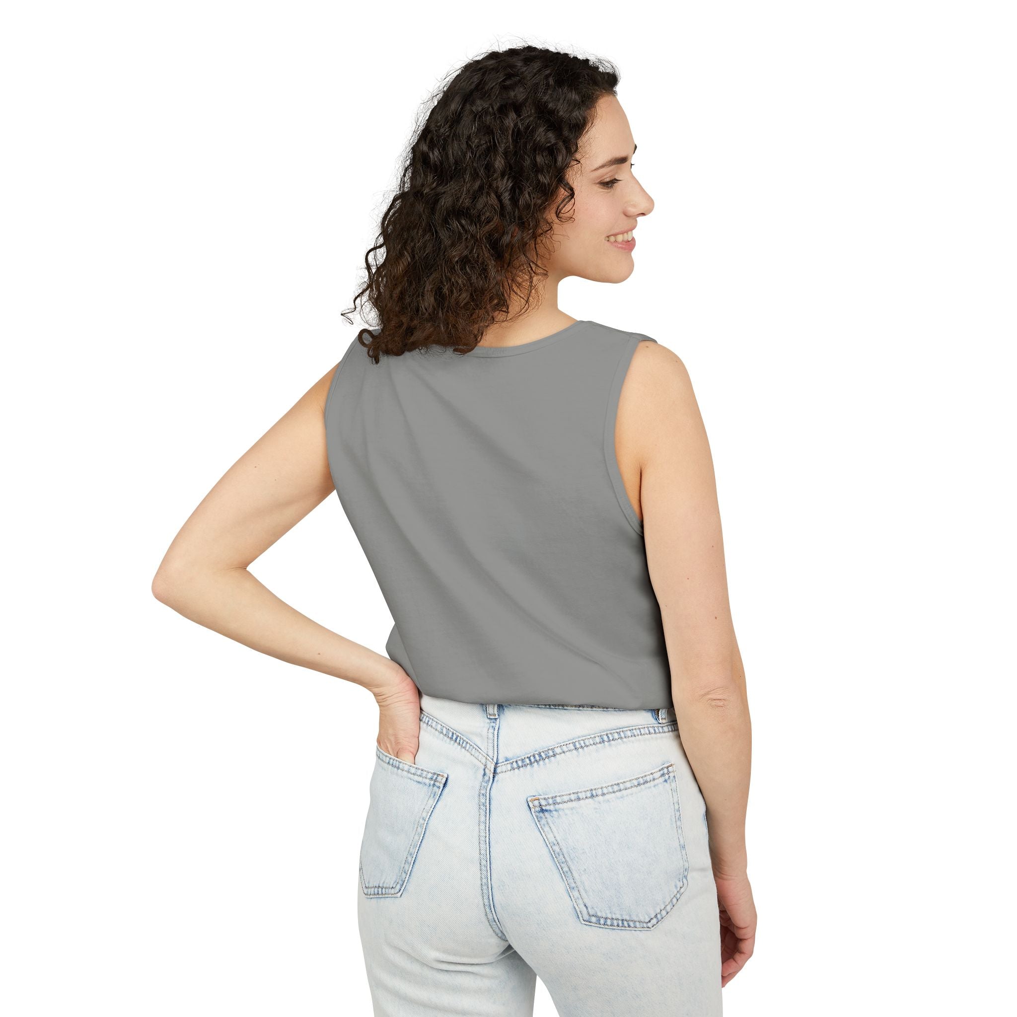 Bee Positive Unisex Garment-Dyed Tank Top