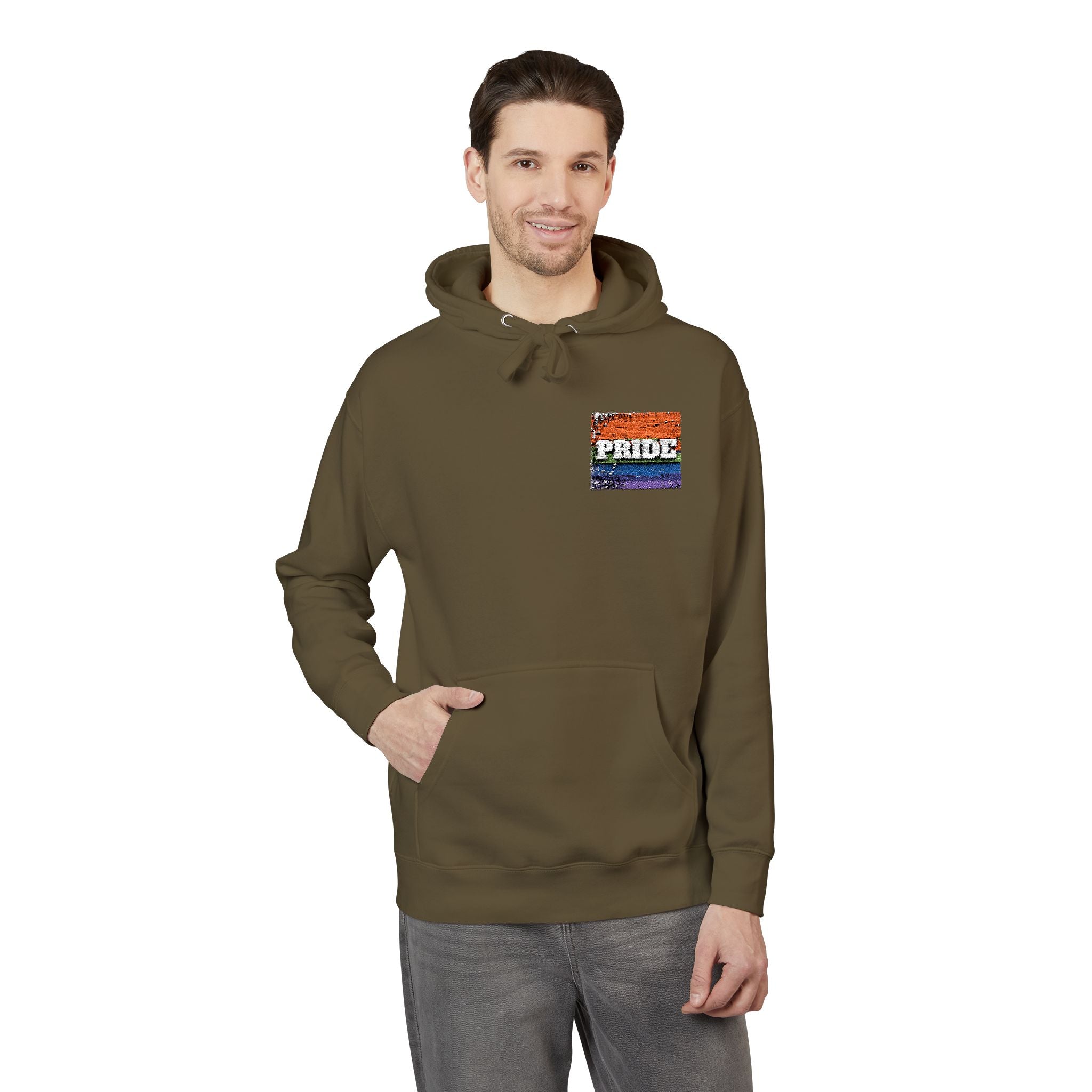 Pride Rainbow Unisex Fleece Hoodie