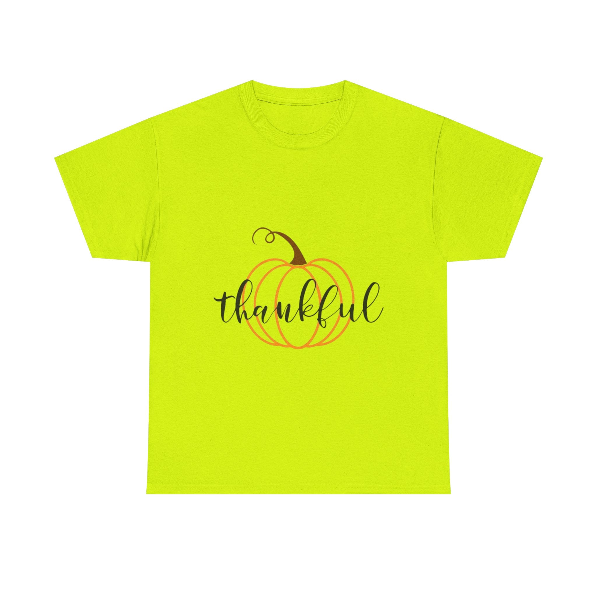 Thankful Pumpkin Unisex Heavy Cotton T-Shirt