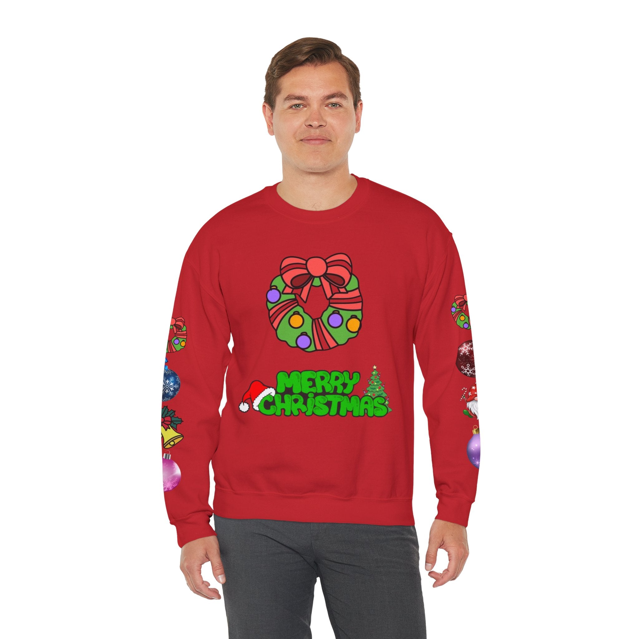 Festive Not-So-Ugly Christmas Unisex Heavy Blend™ Crewneck Sweatshirt