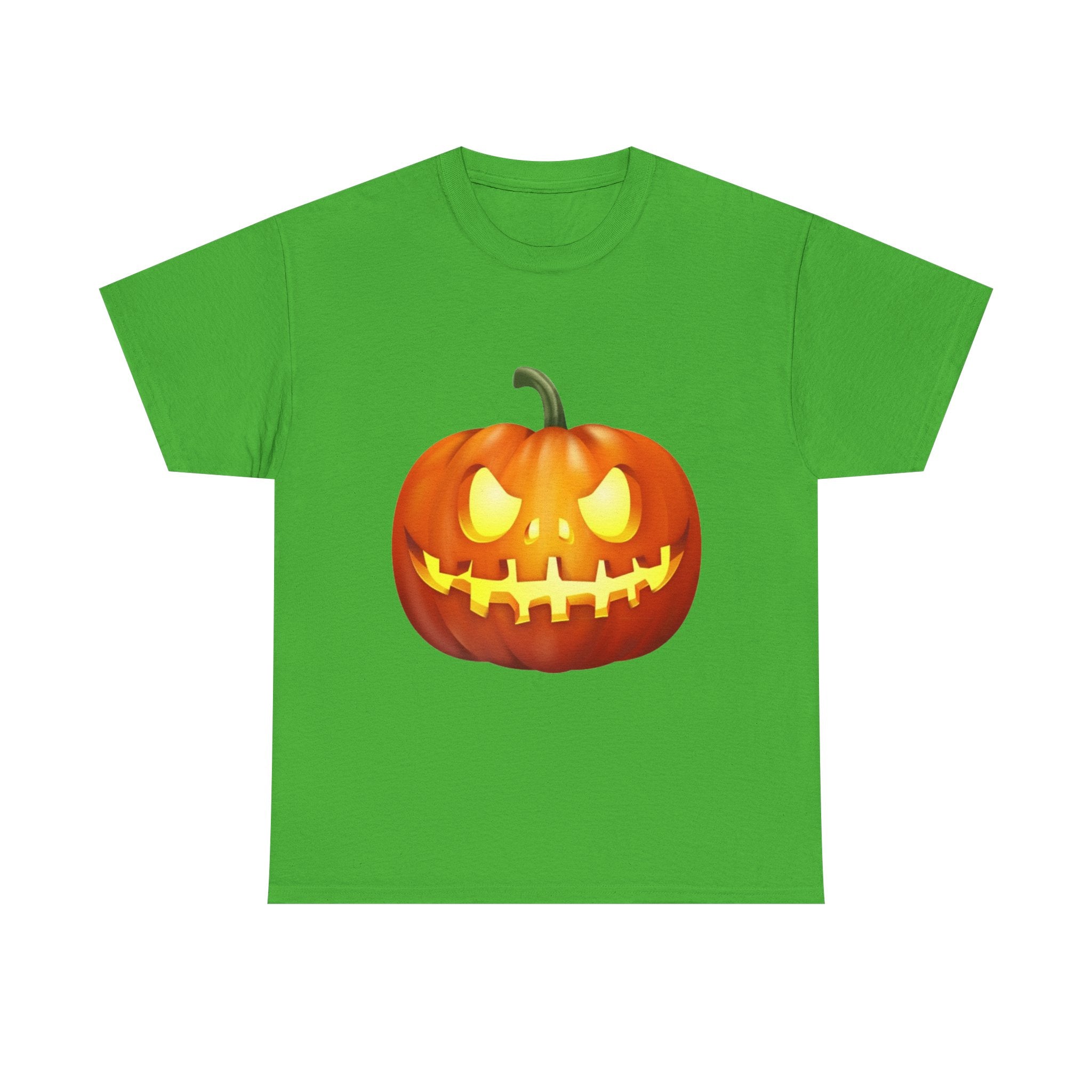 Halloween Pumpkin Unisex Heavy Cotton T-Shirt