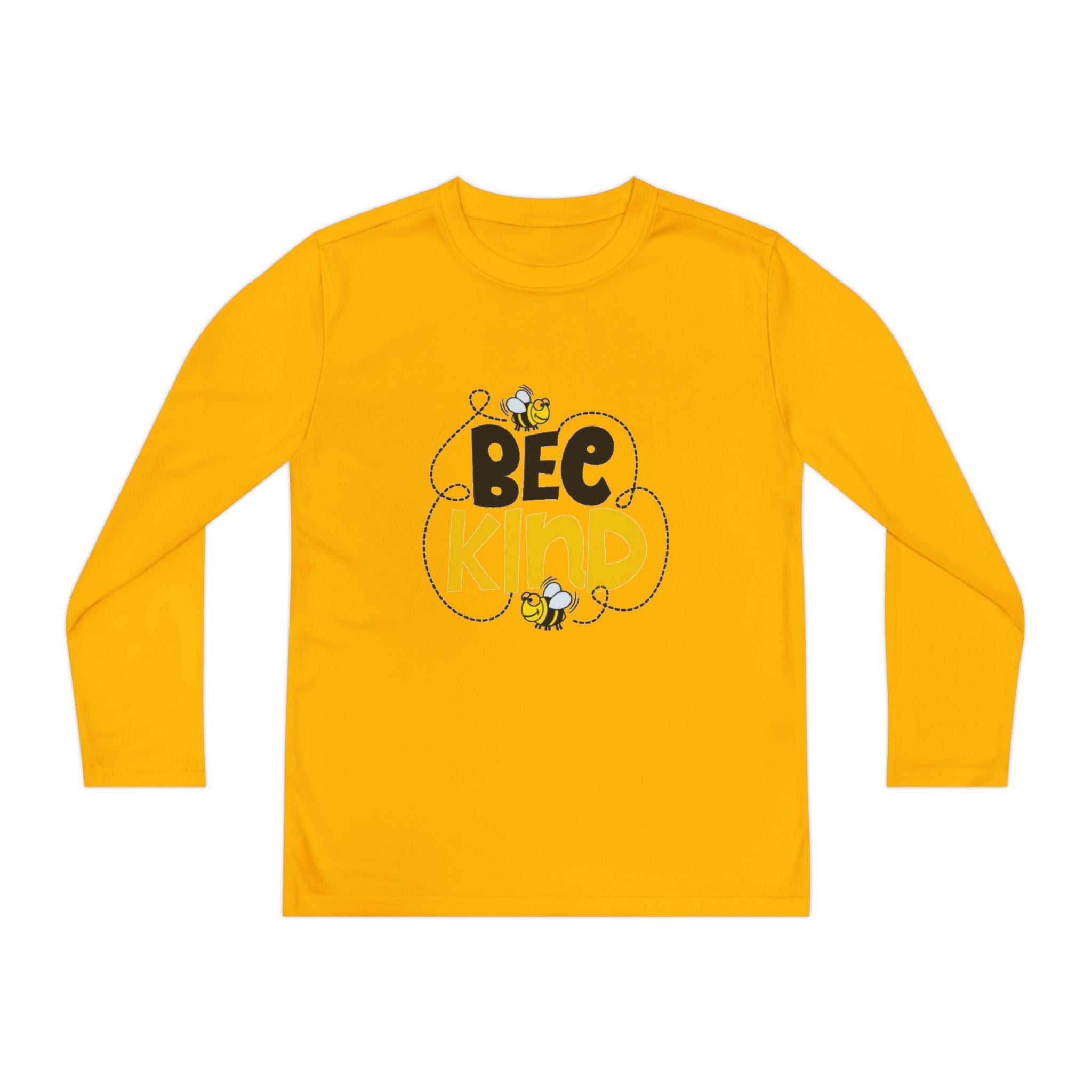 Bee Kind Youth Long Sleeve Competitor T-Shirt