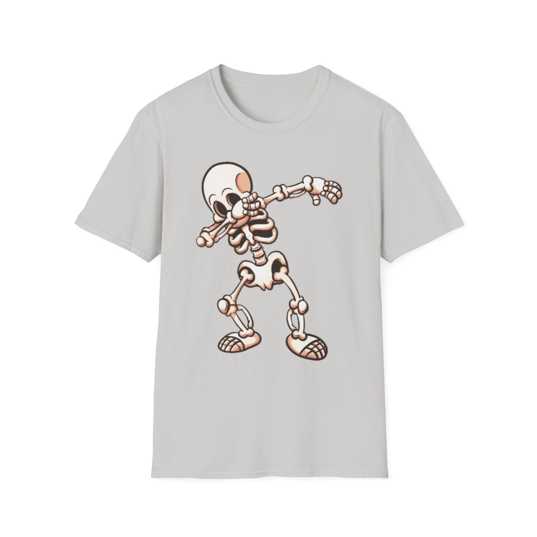 Dabbing Halloween Skeleton Unisex Softstyle T-Shirt