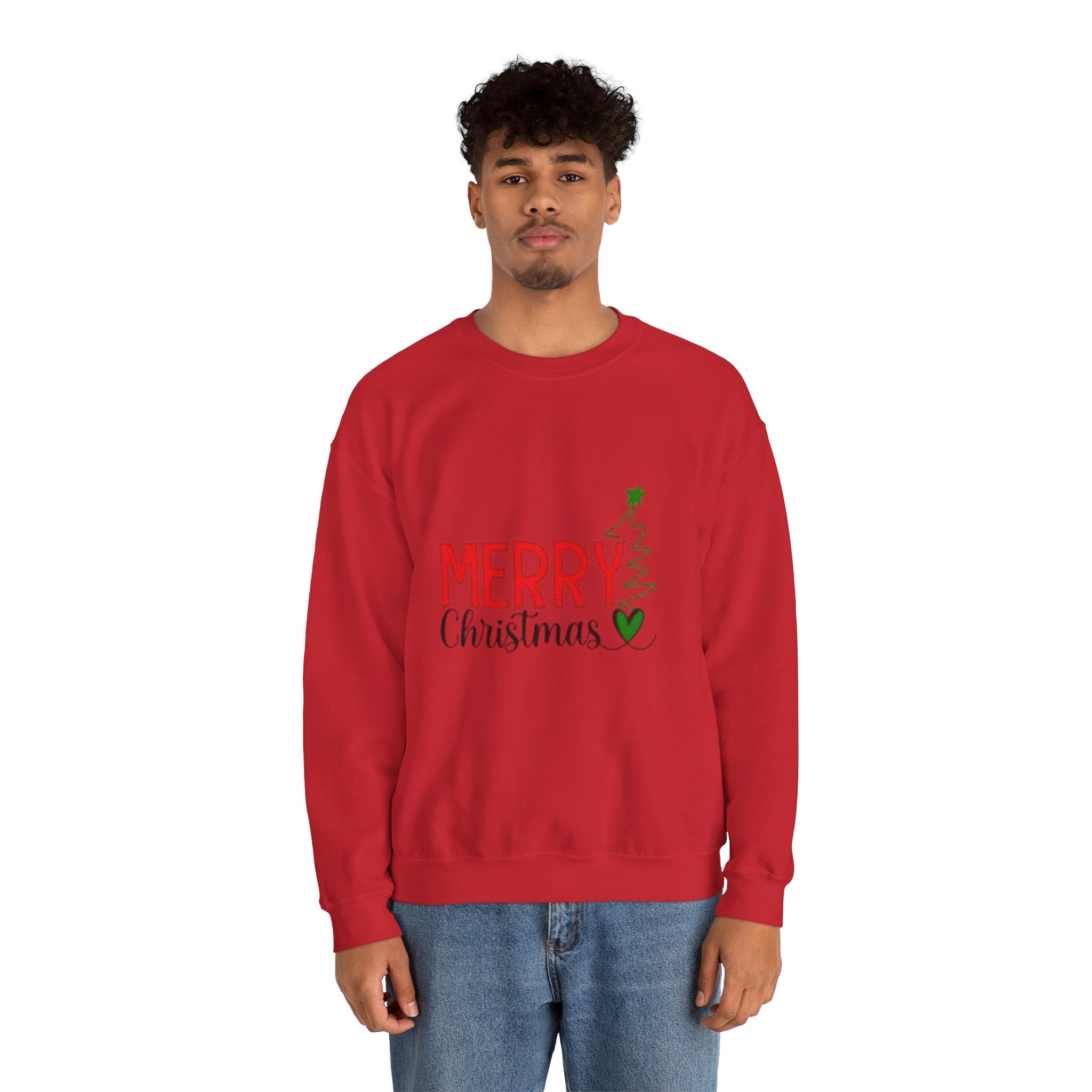 Merry Christmas Unisex Heavy Blend™ Crewneck Sweatshirt