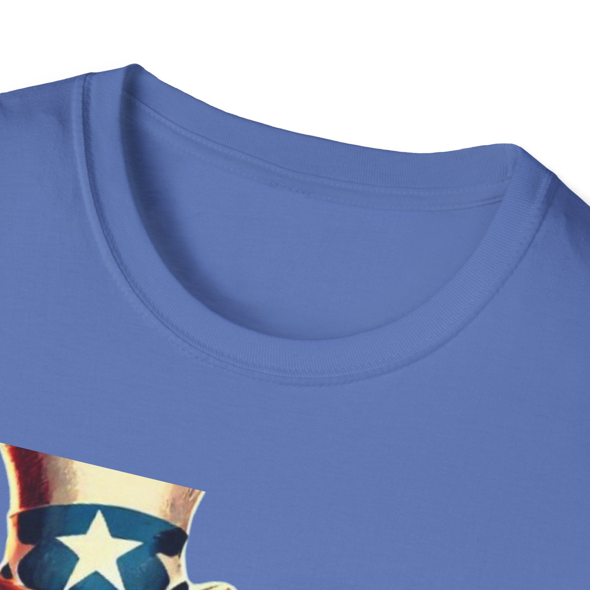 Patriotic Uncle Sam Unisex Softstyle  T-Shirt