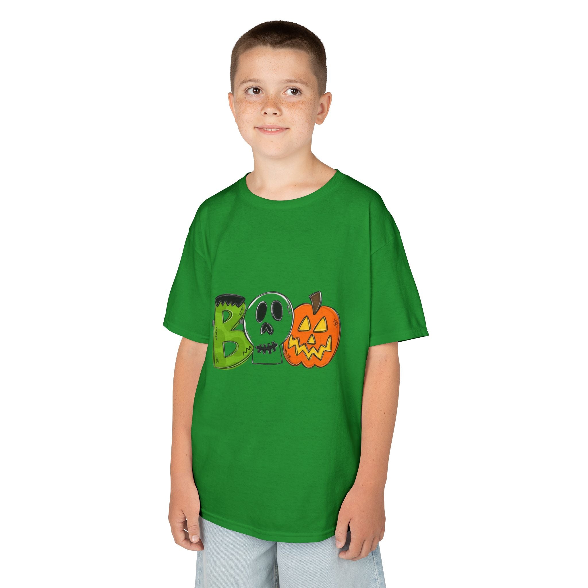 Halloween BOO Kids Short Sleeve T-Shirt