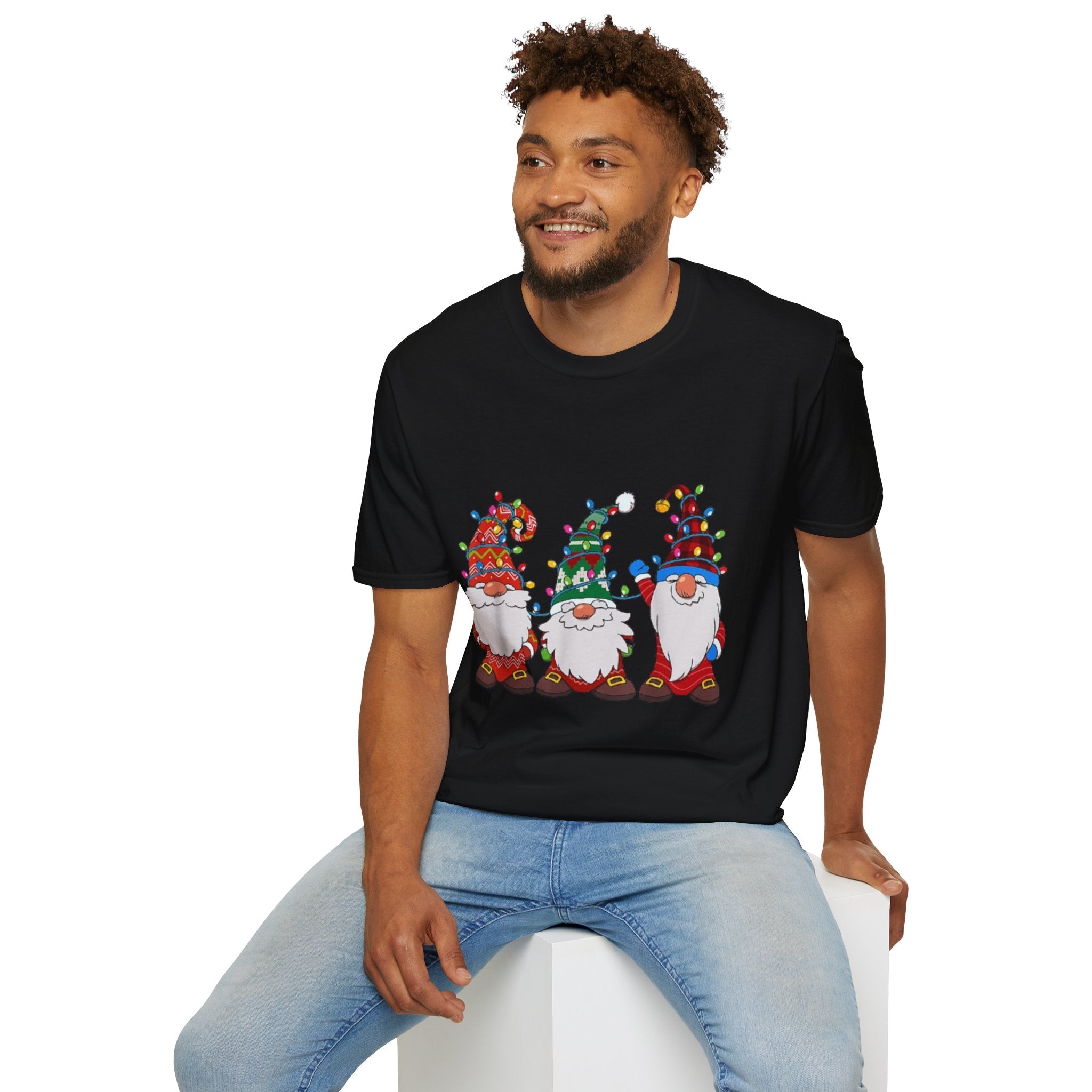 Christmas Gnome Unisex Softstyle T-Shirt