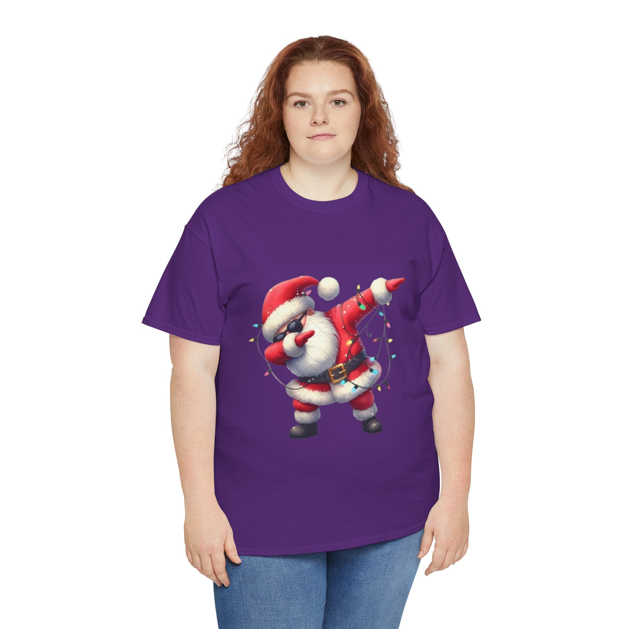 Dabbing Santa Unisex Heavy Cotton T-Shirt
