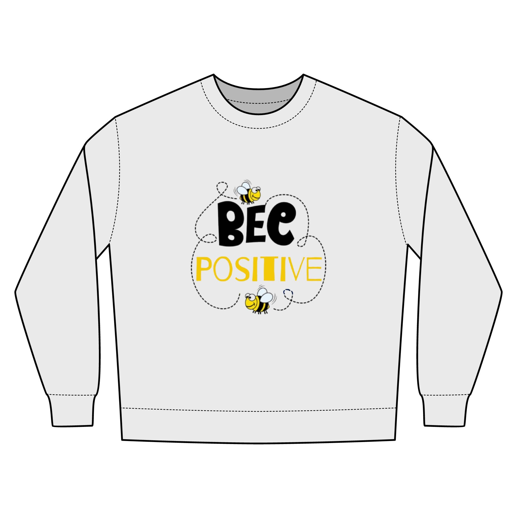 Bee Positive Unisex Urban Crewneck Sweatshirt