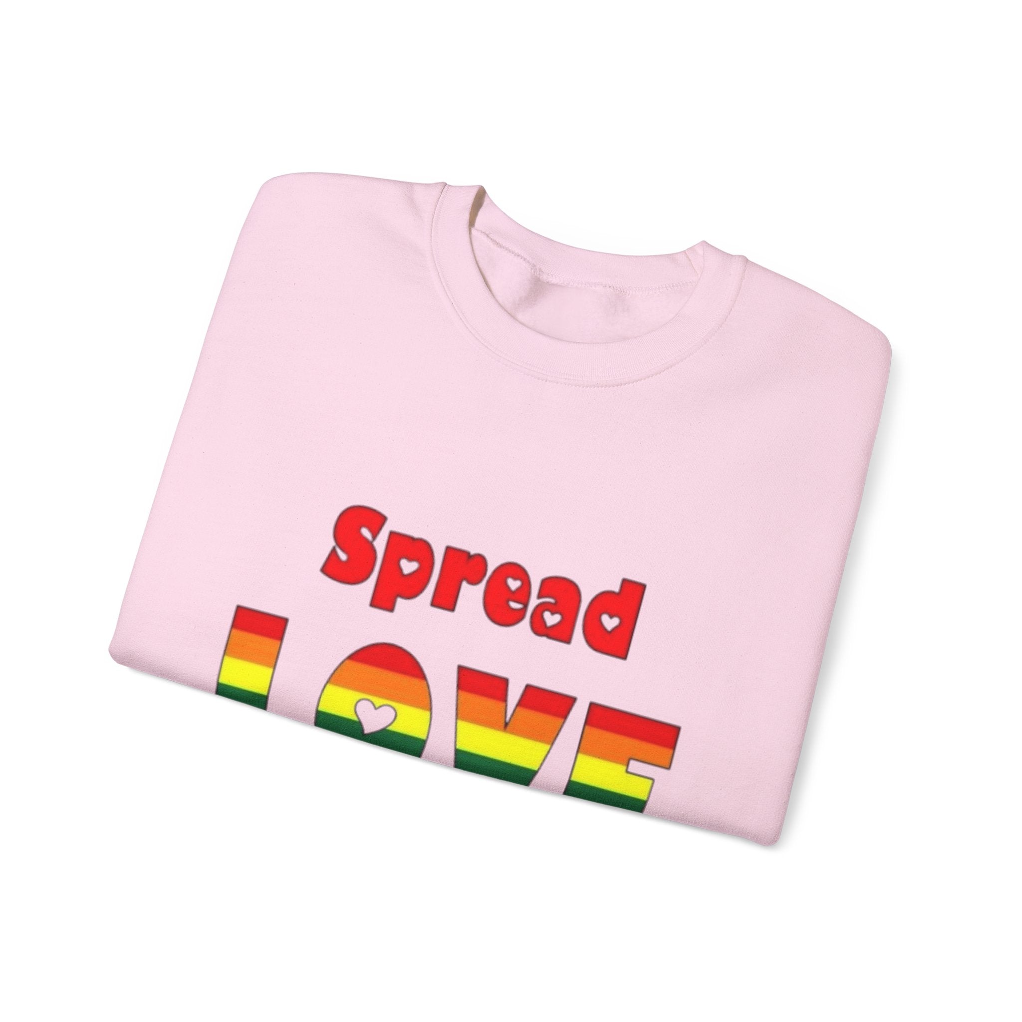 Spread Love Not Hate Unisex Crewneck Sweatshirt
