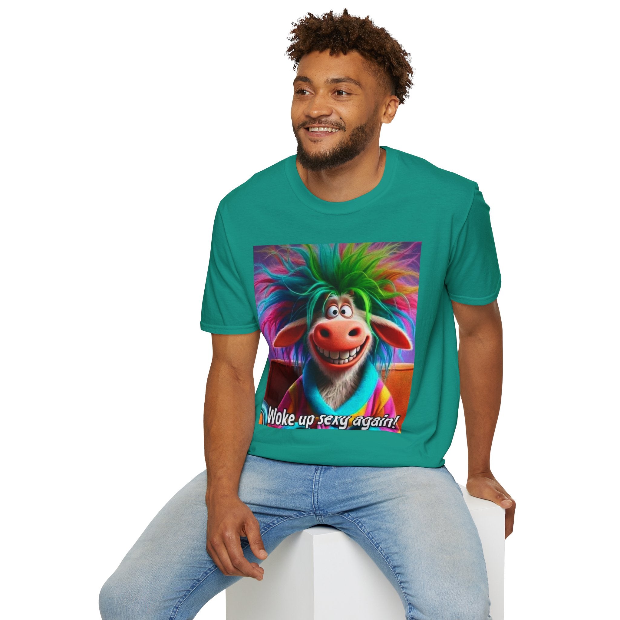 Woke Up Sexy Again Unisex Softstyle T-Shirt