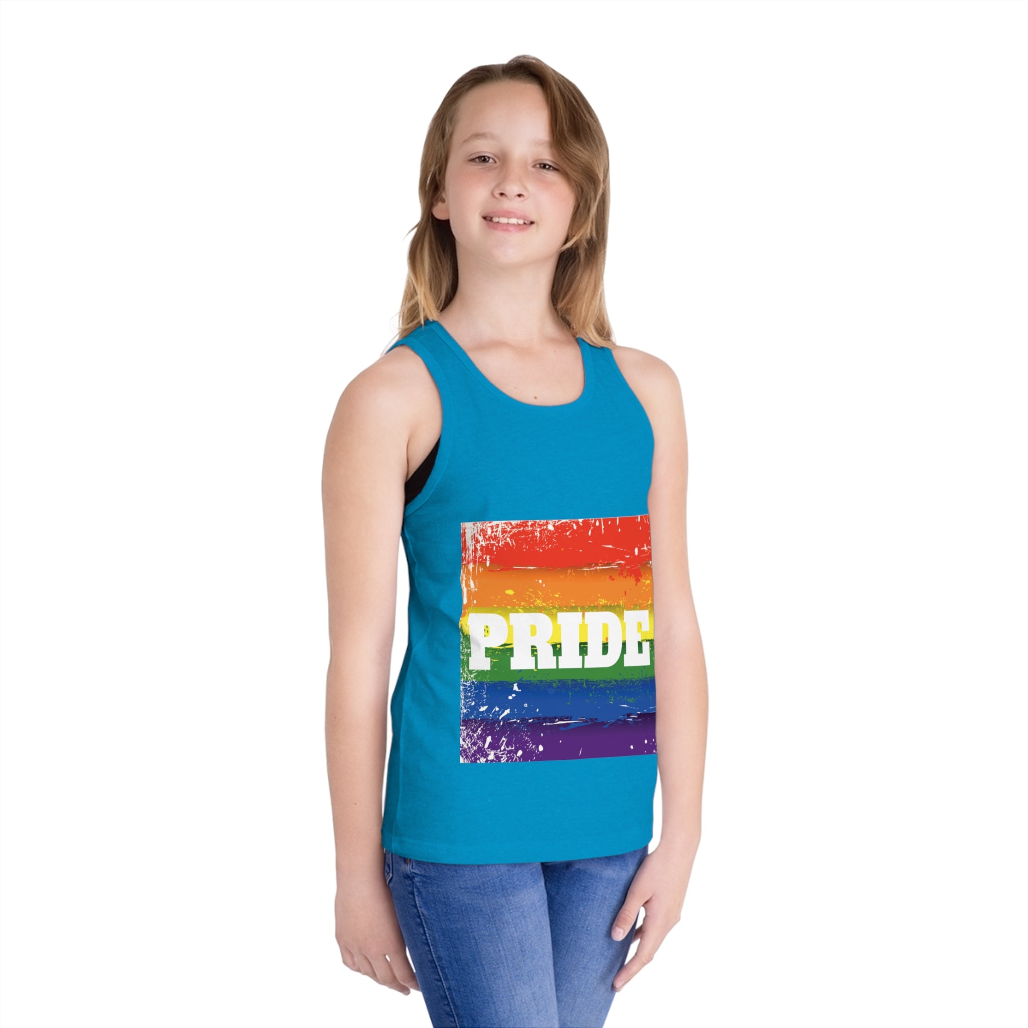 Pride Rainbow Kid's Jersey Tank Top