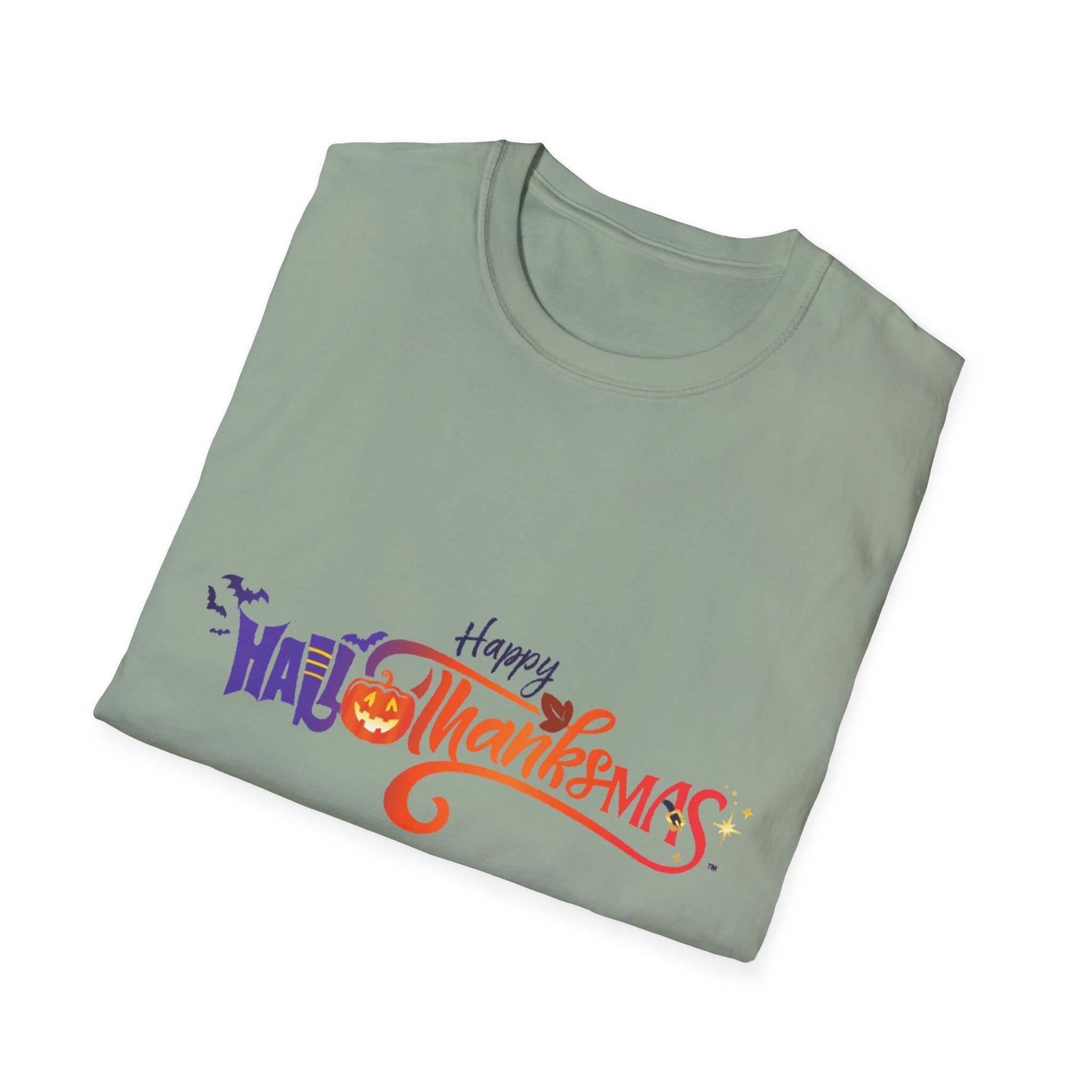 Happy Hallothanksmas Unisex Softstyle T-Shirt