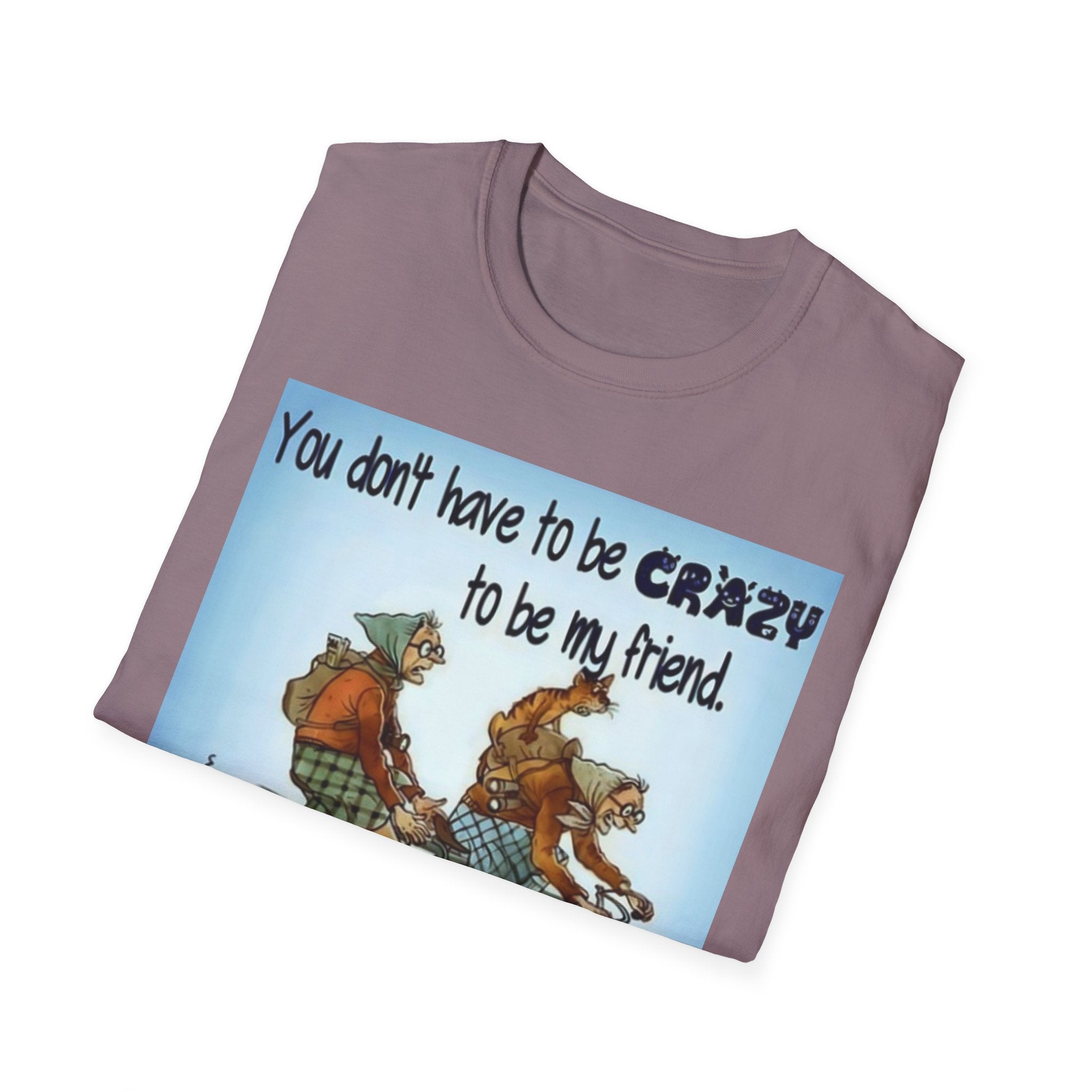You Don't Have to be CRAZY to be my Friend, I'll Train You! Unisex Softstyle T-Shirt
