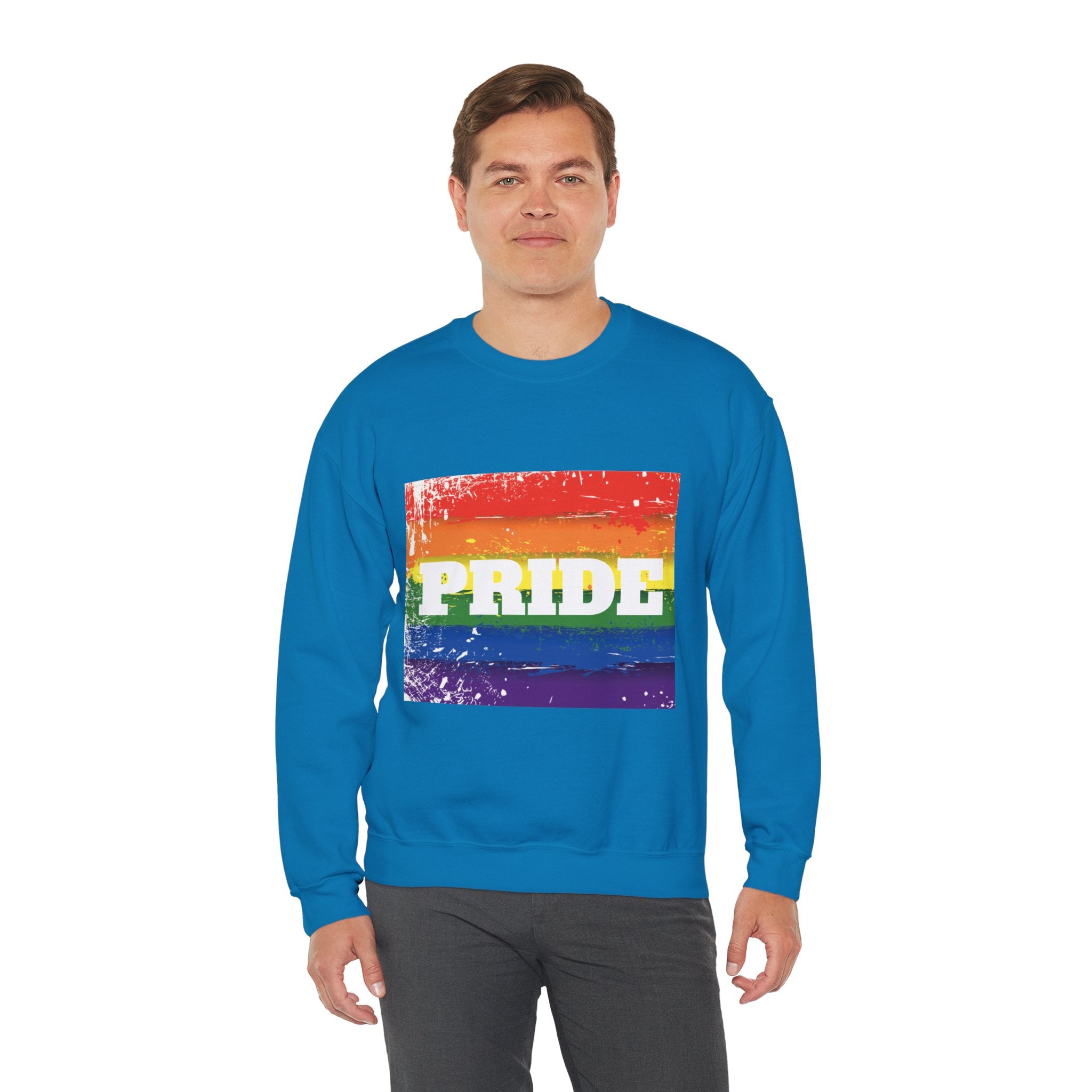 Pride Rainbow Unisex Crewneck Sweatshirt