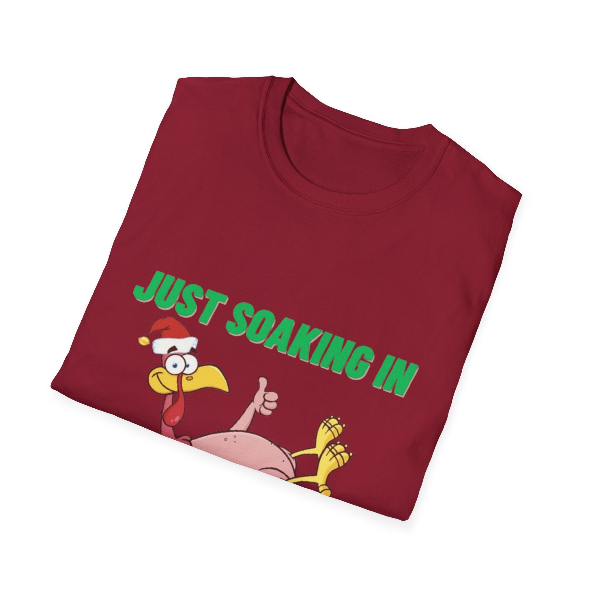 Just Soaking In The Holiday Spirit Unisex Softstyle T-Shirt