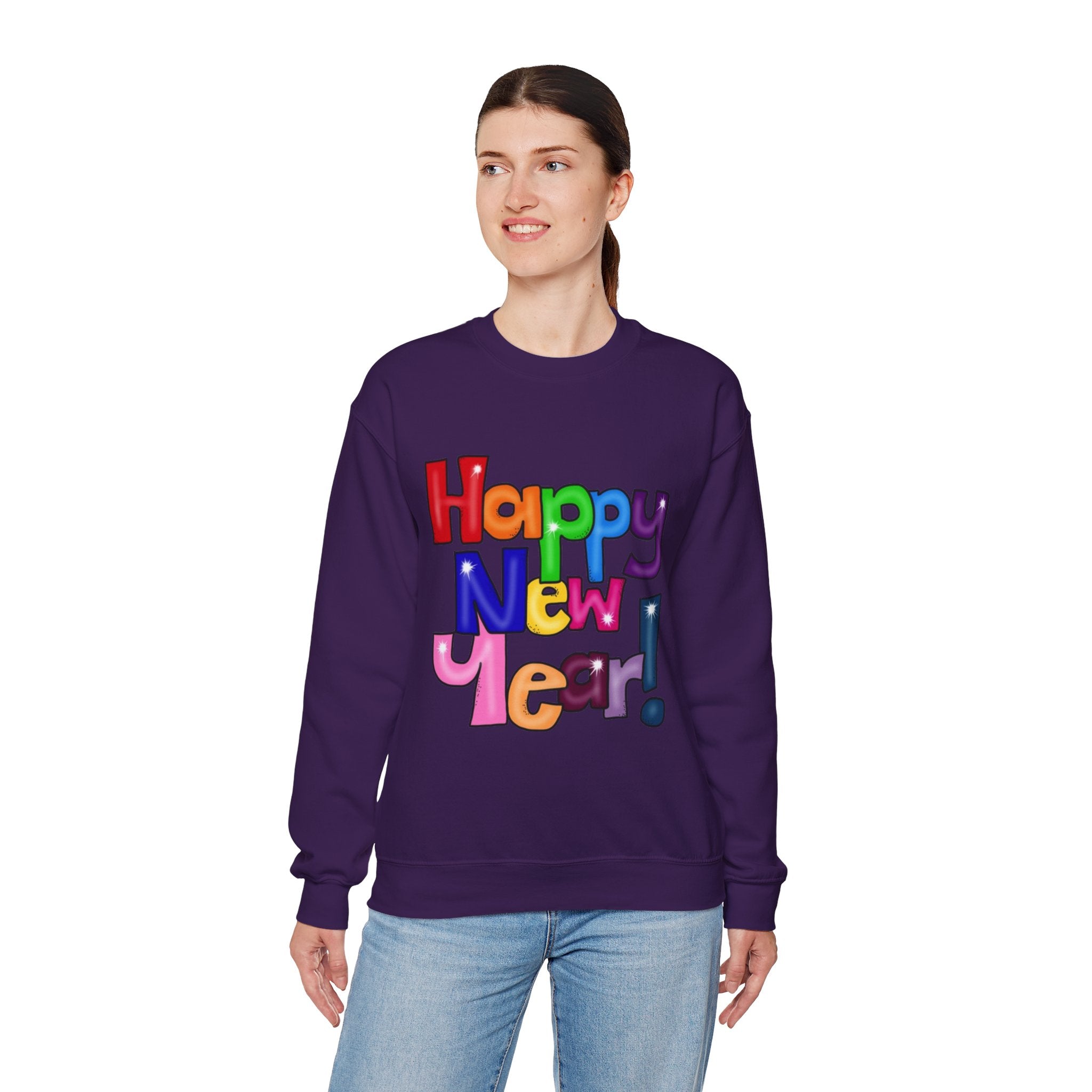 2026 Happy New Year DOUBLE SIDED Unisex Heavy Blend™ Crewneck Sweatshirt