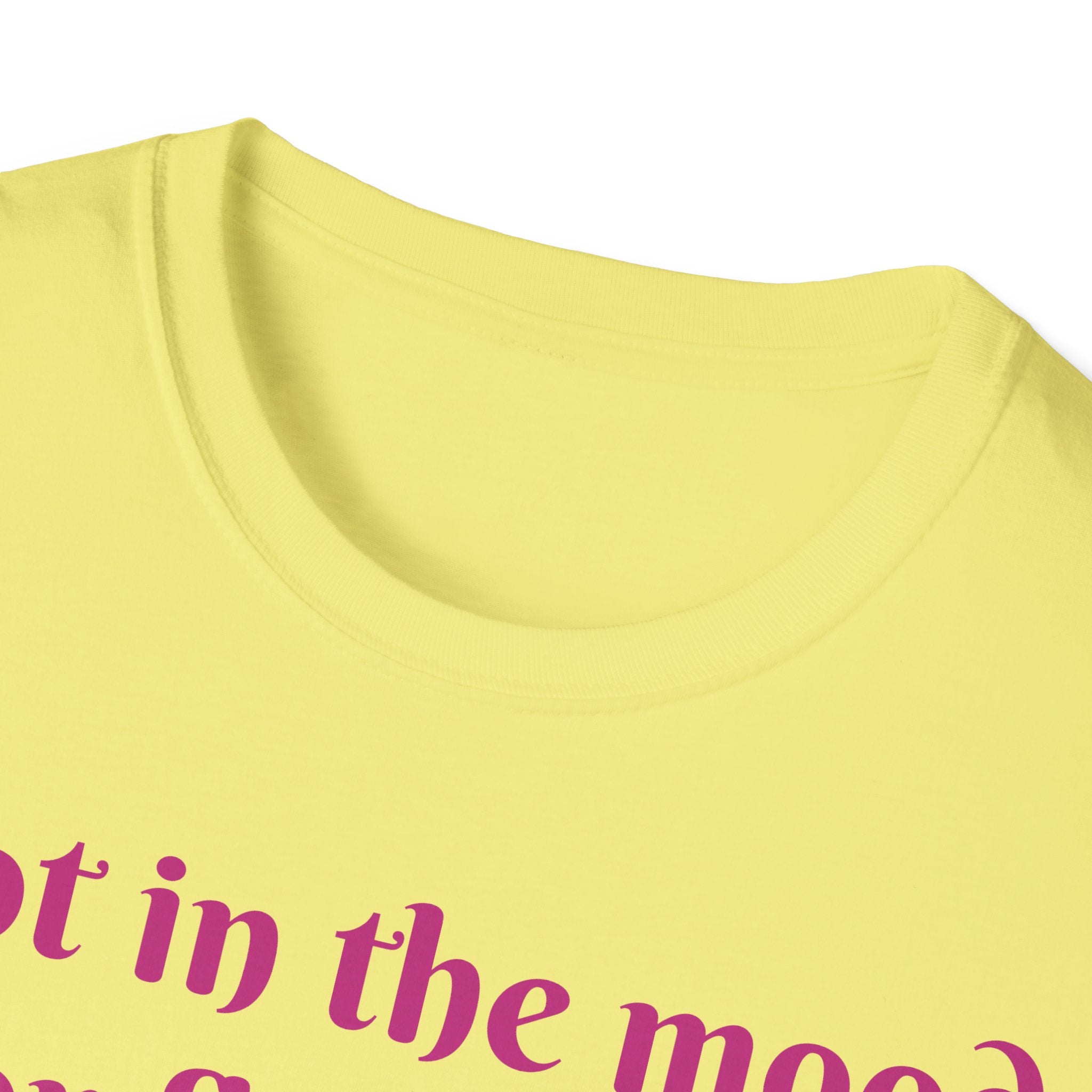 Not In The Mood For Fluffiness Let's Hop To It Bunny Unisex Softstyle T-Shirt