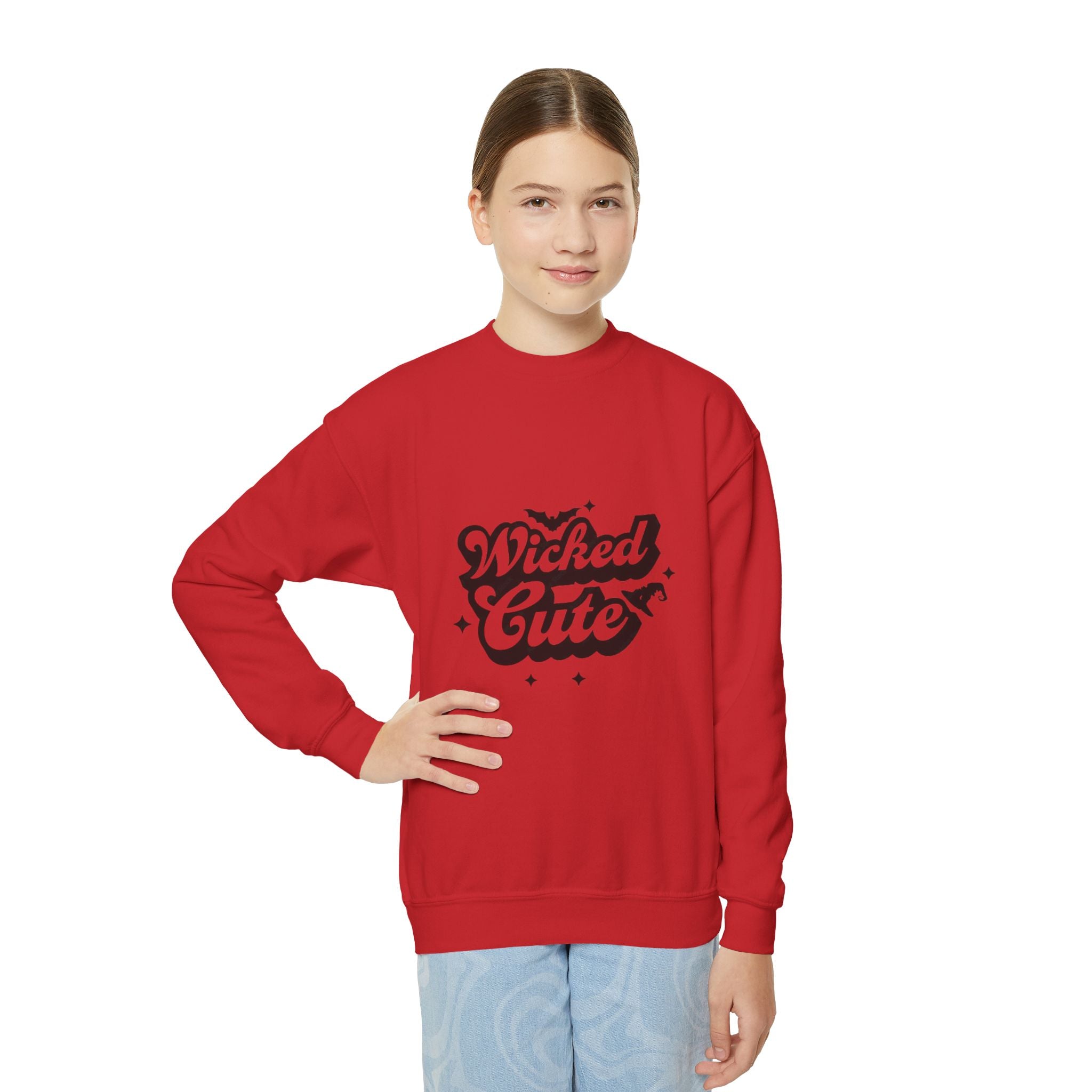 Wicked Cute Youth Unisex Heavy Blend™ Crewneck Sweatshirt
