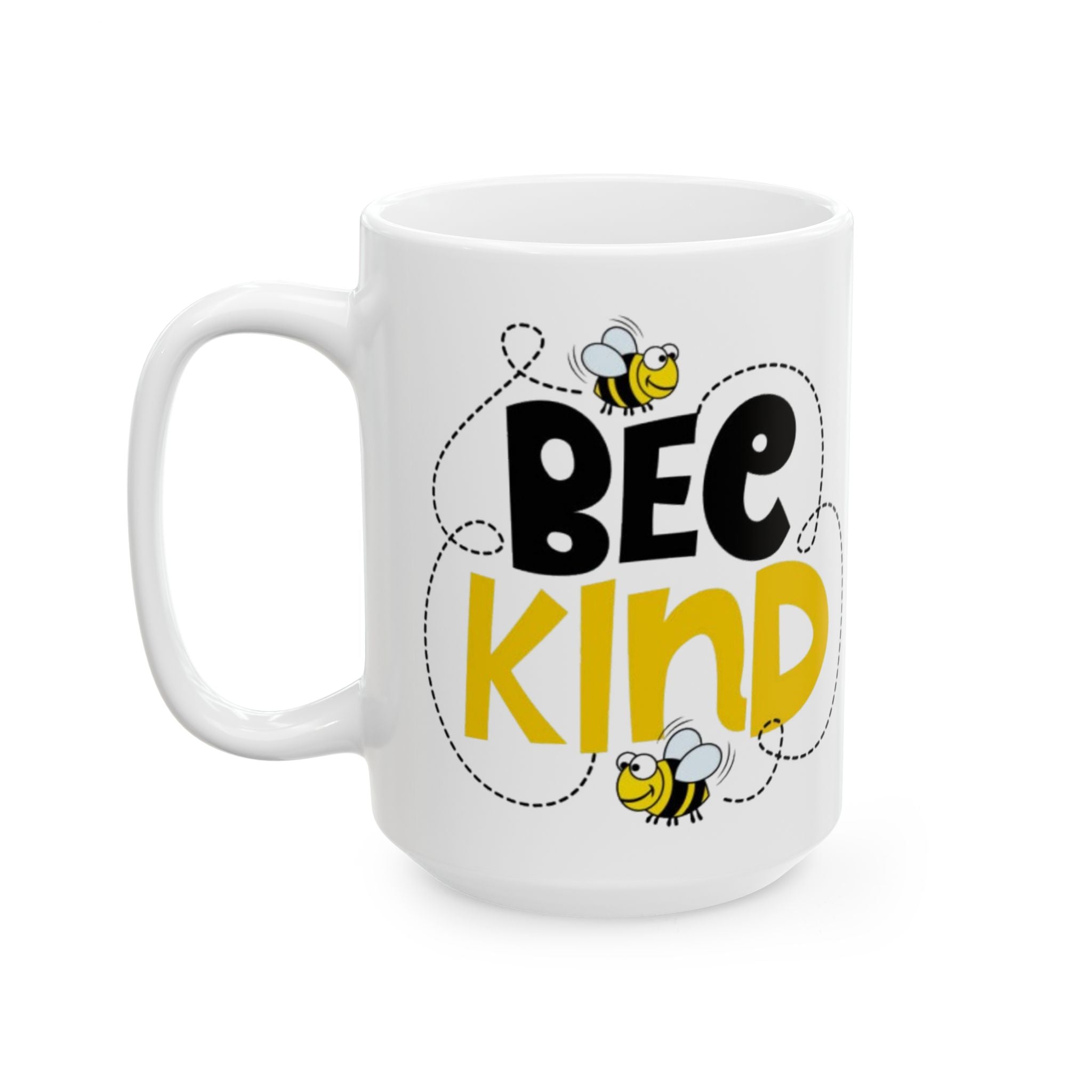 Custom Bee Kind Carina Ceramic Mug 15oz