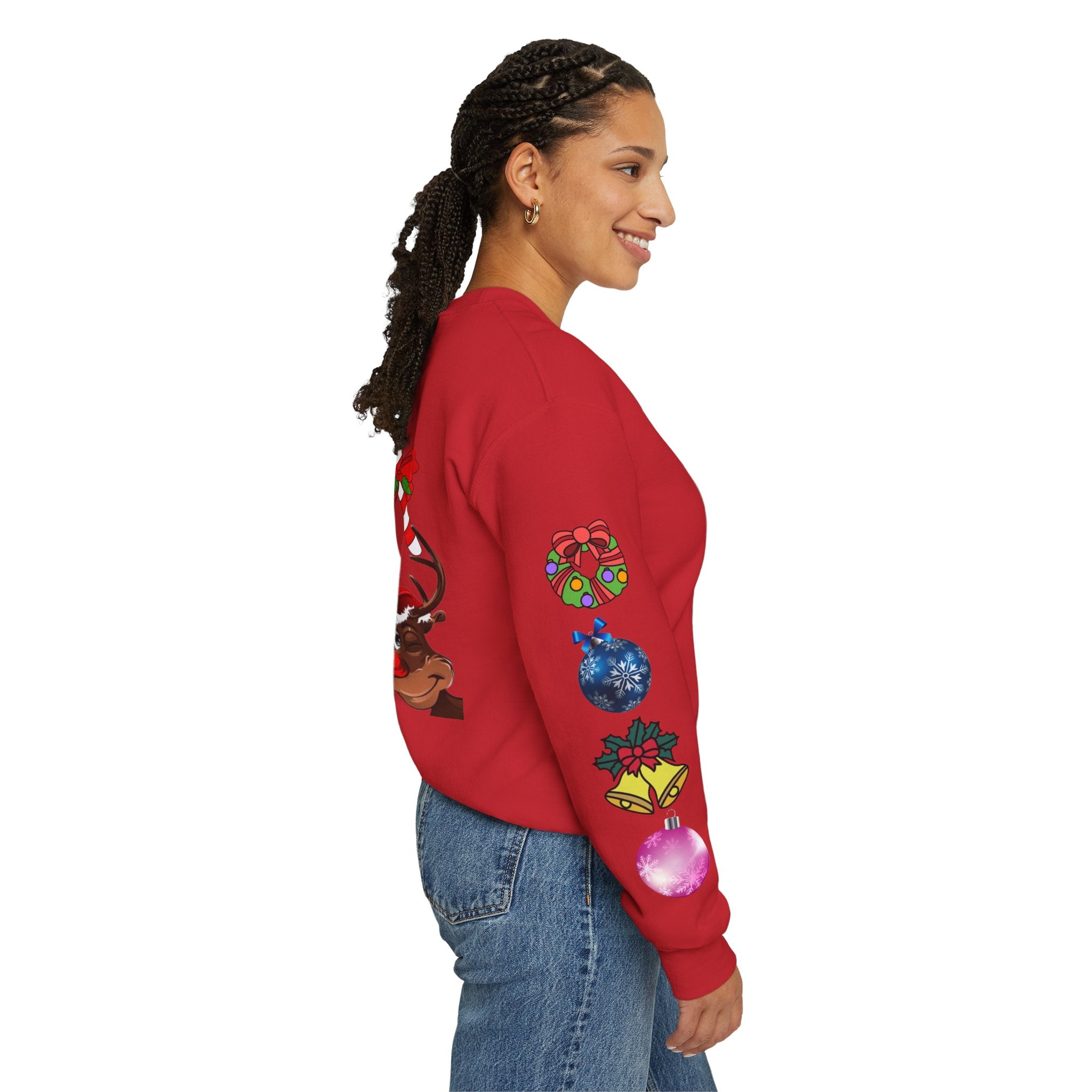 Festive Not-So-Ugly Christmas Unisex Heavy Blend™ Crewneck Sweatshirt
