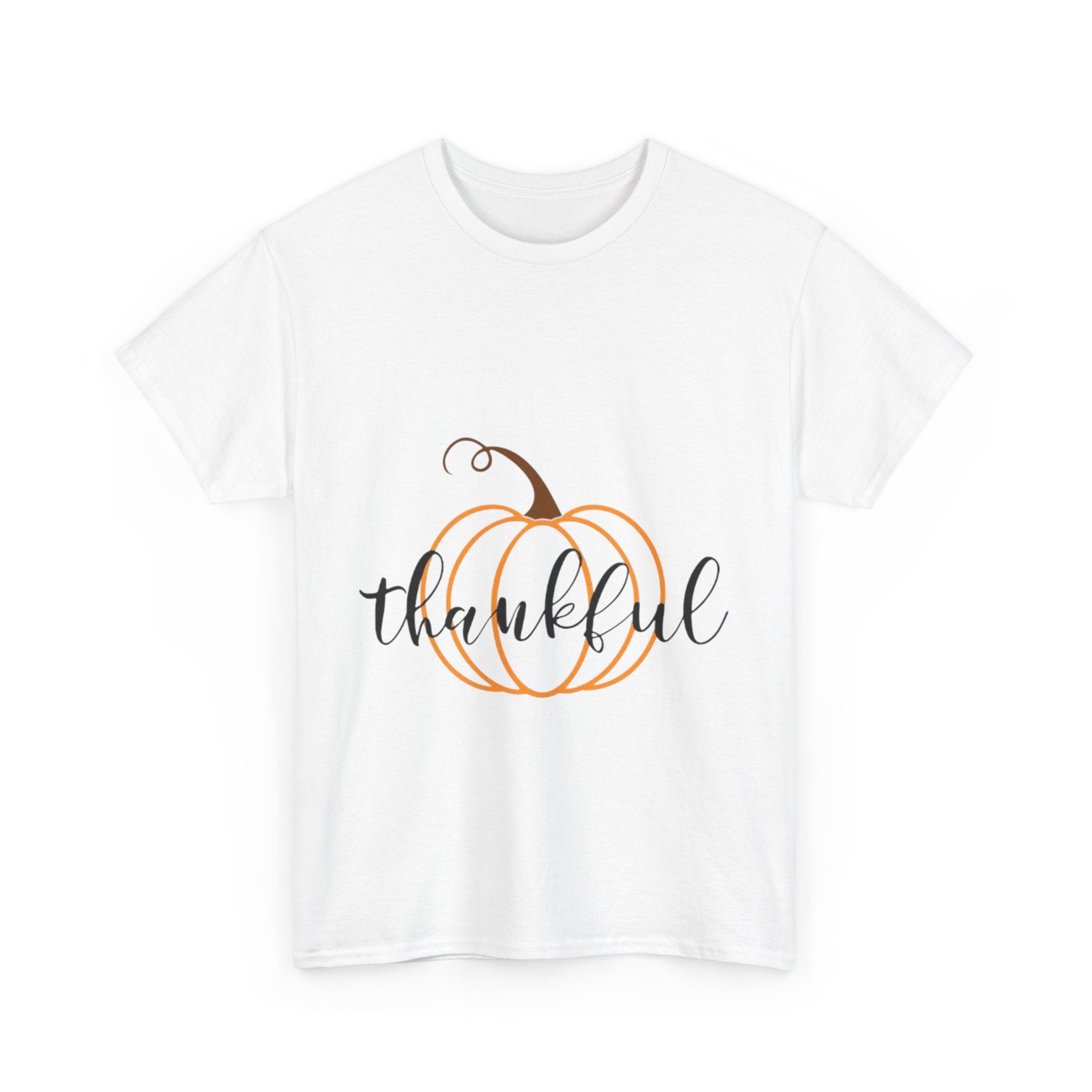 Thankful Pumpkin Unisex Heavy Cotton T-Shirt