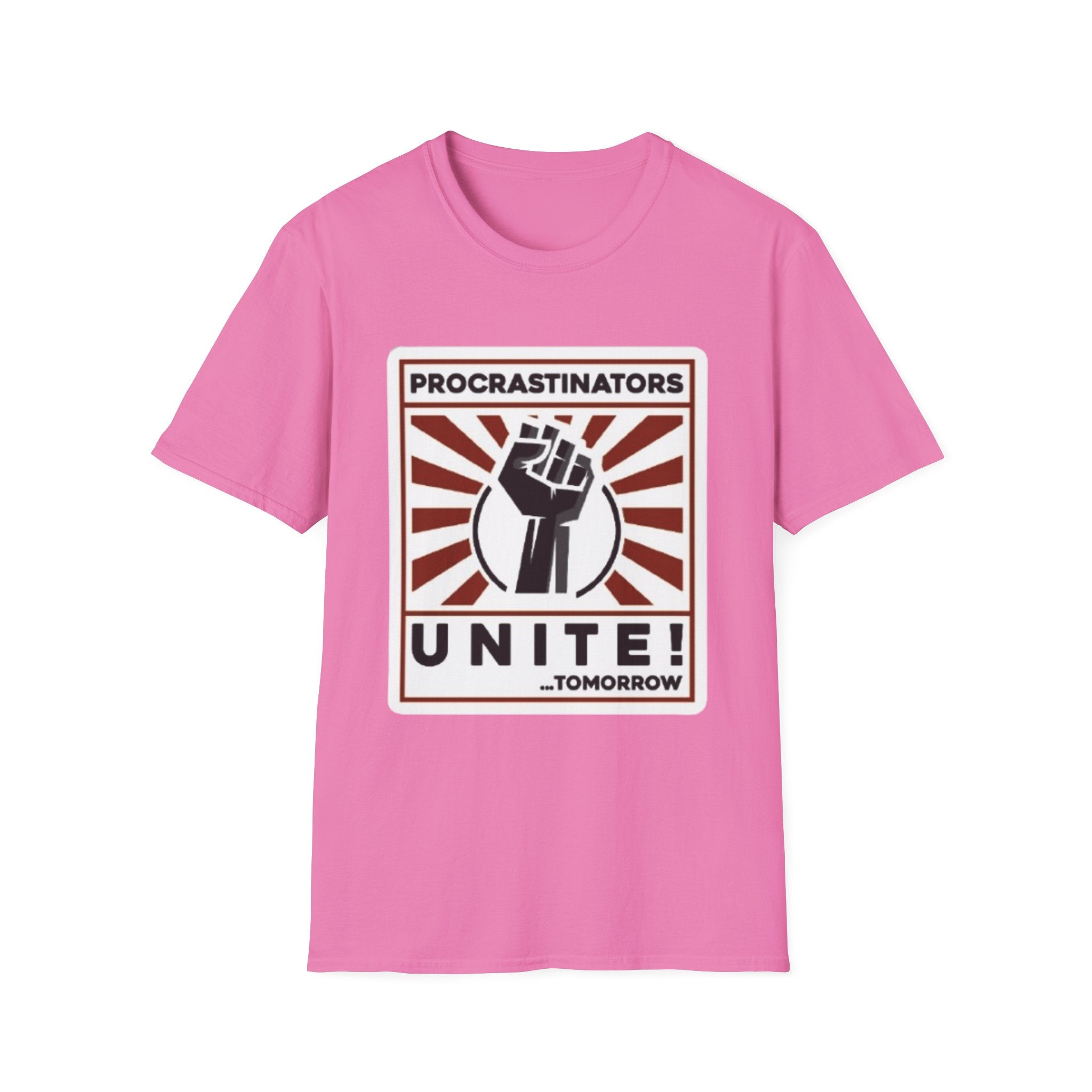 Procrastinators Unite Tomorrow Unisex Softstyle T-Shirt