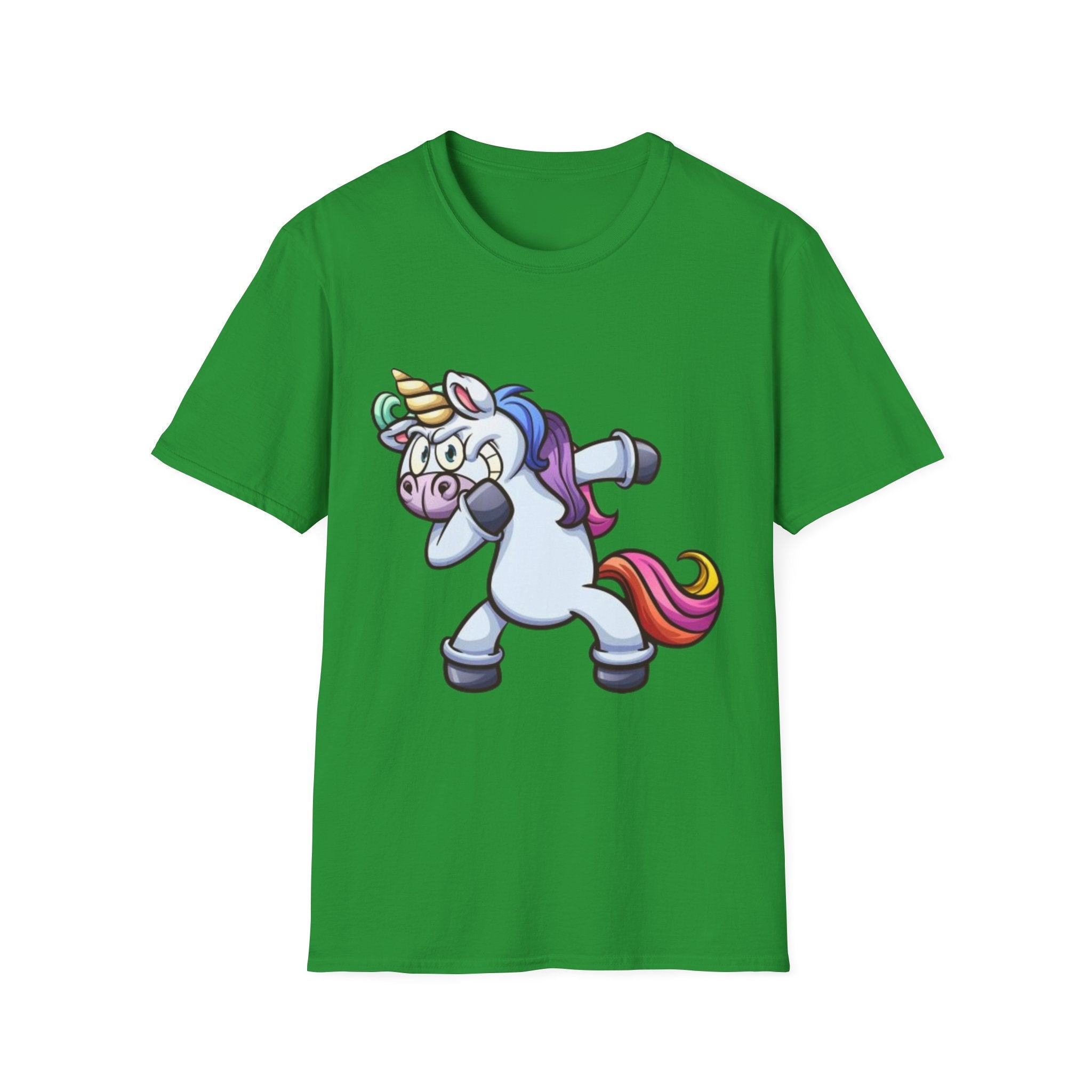 Dabbing Unicorn Unisex Softstyle T-shirt