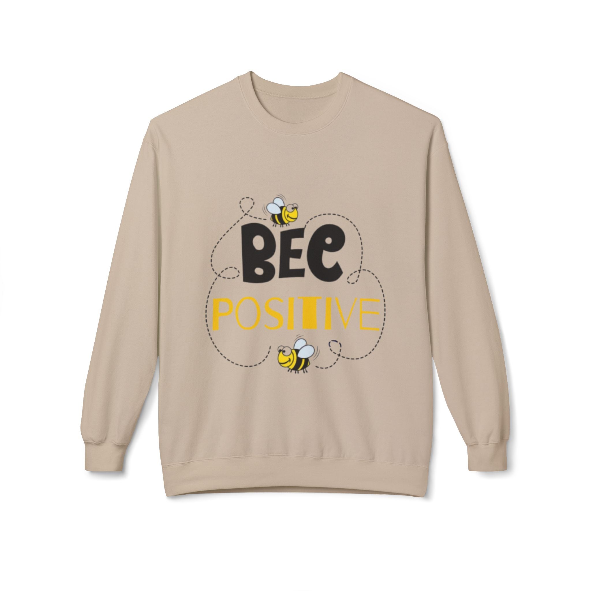 Bee Positive Midweight Softstyle Crewneck Sweatshirt